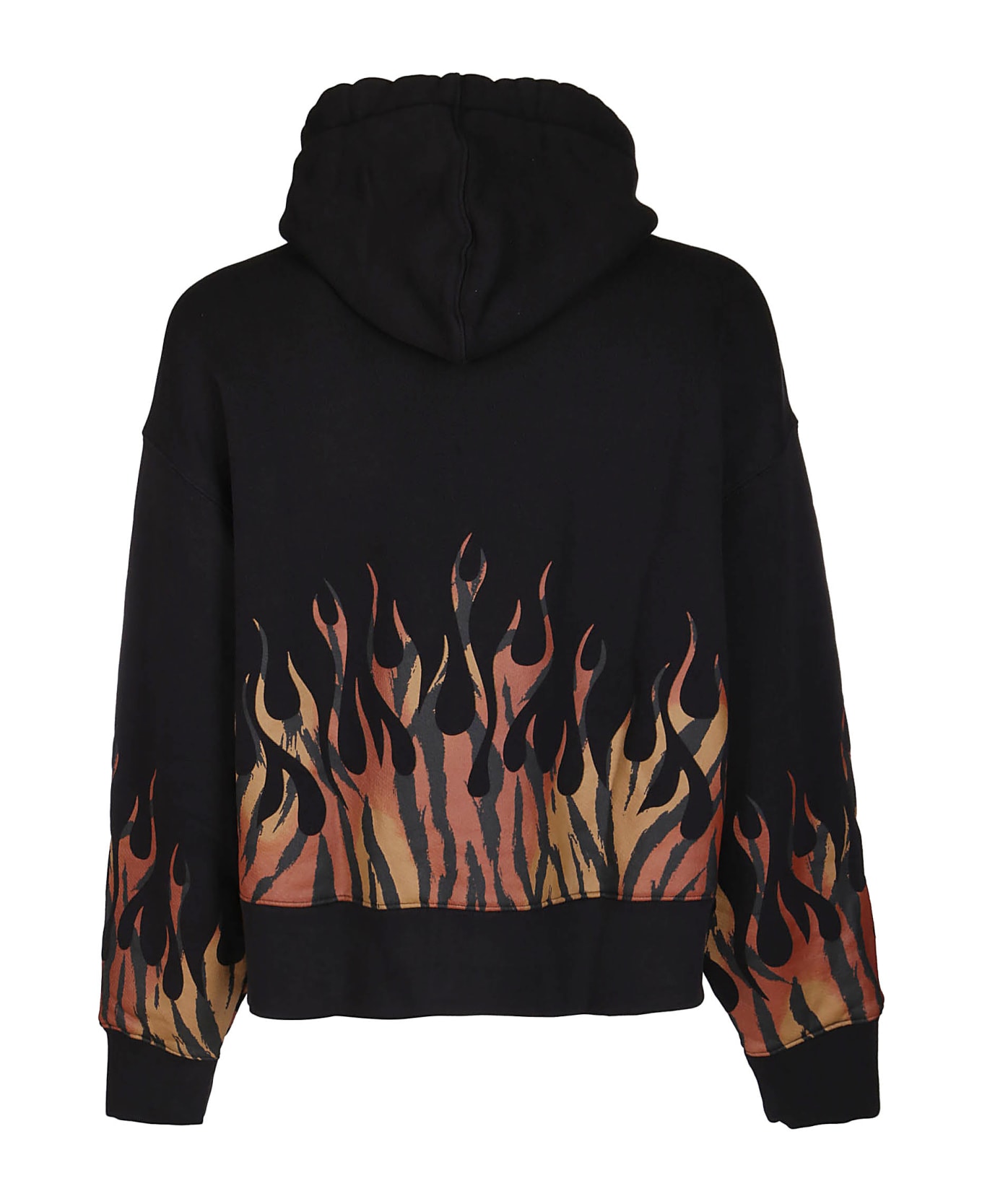 Palm Angels Black Cotton Sweatshirt - Black