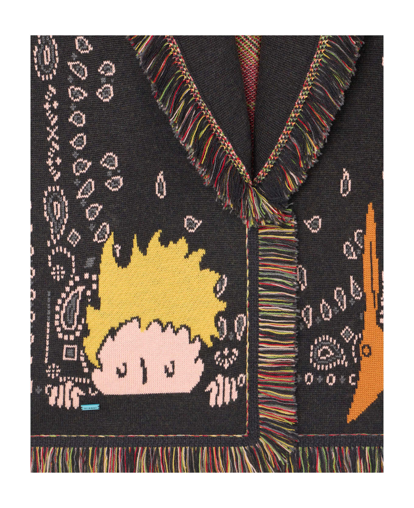 Alanui Cardigan Little Prince - Black
