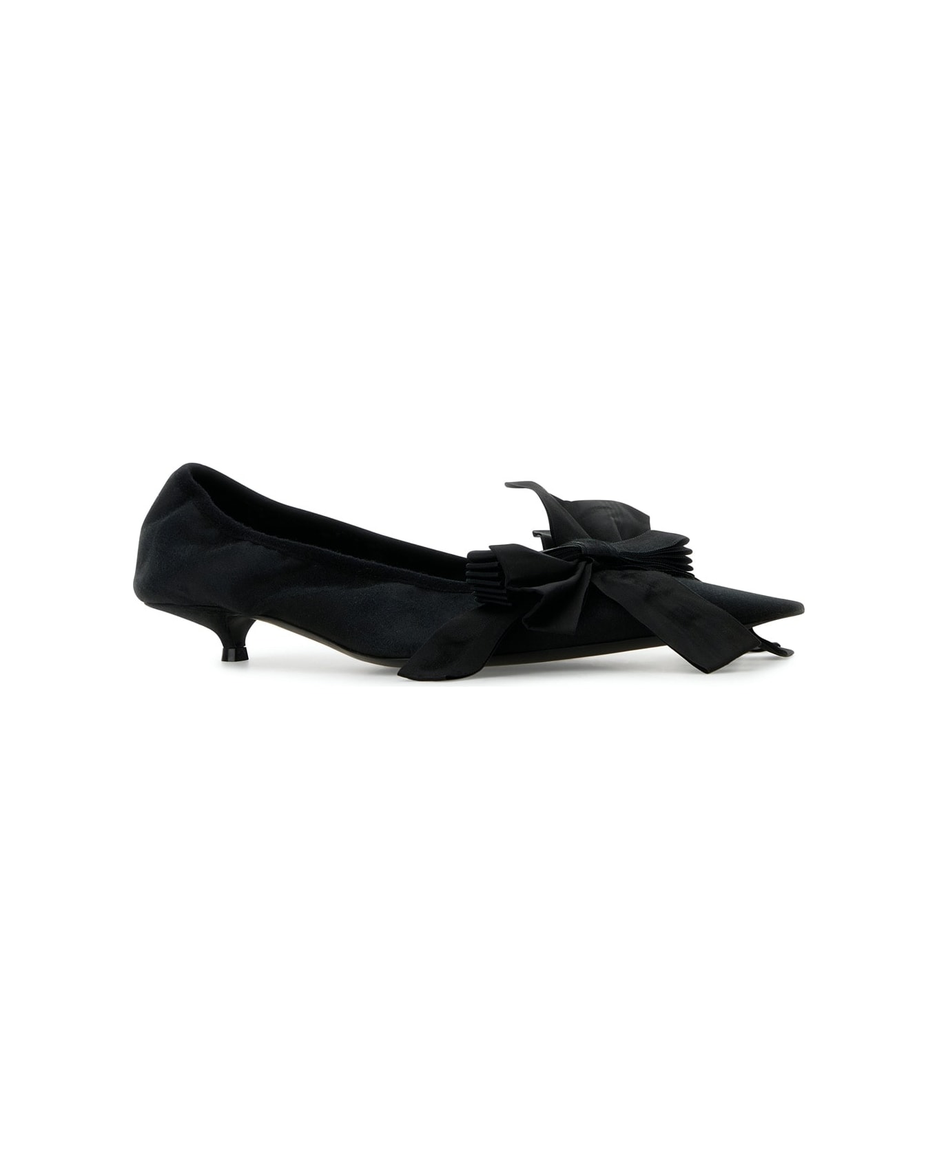 Balenciaga Black Fabric Luigi Xv Pumps - Black