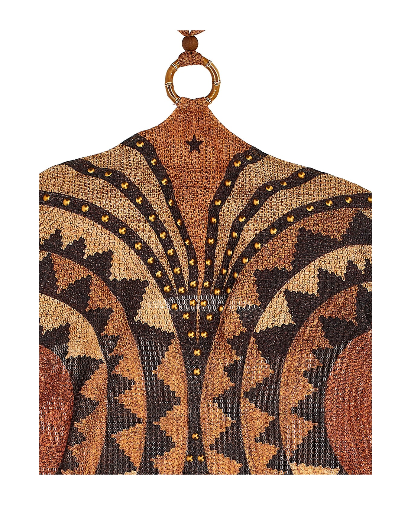 Pin-Up Stars 
intreccio Africano
 One-piece Swimsuit - Brown