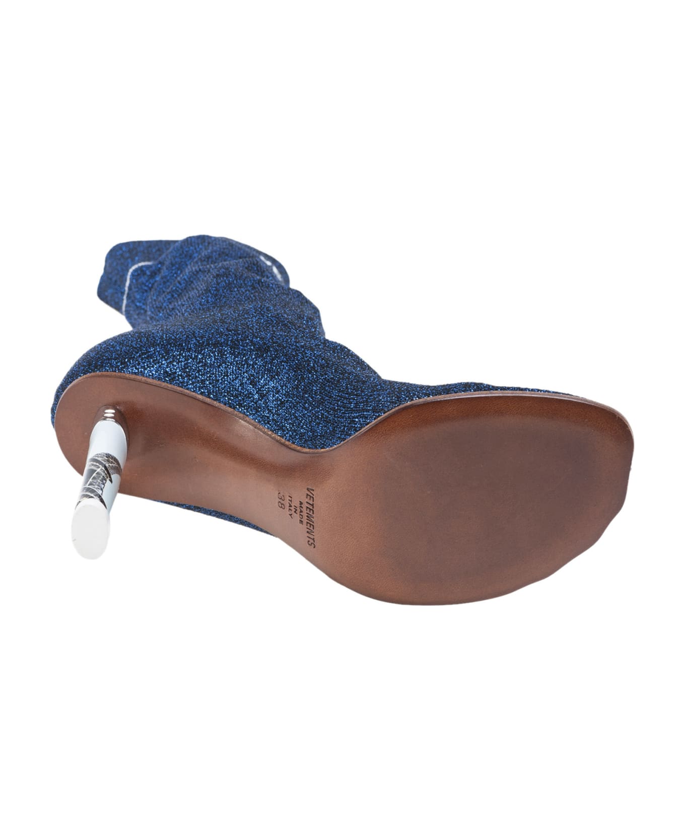 VETEMENTS Socks Boots - BLUE
