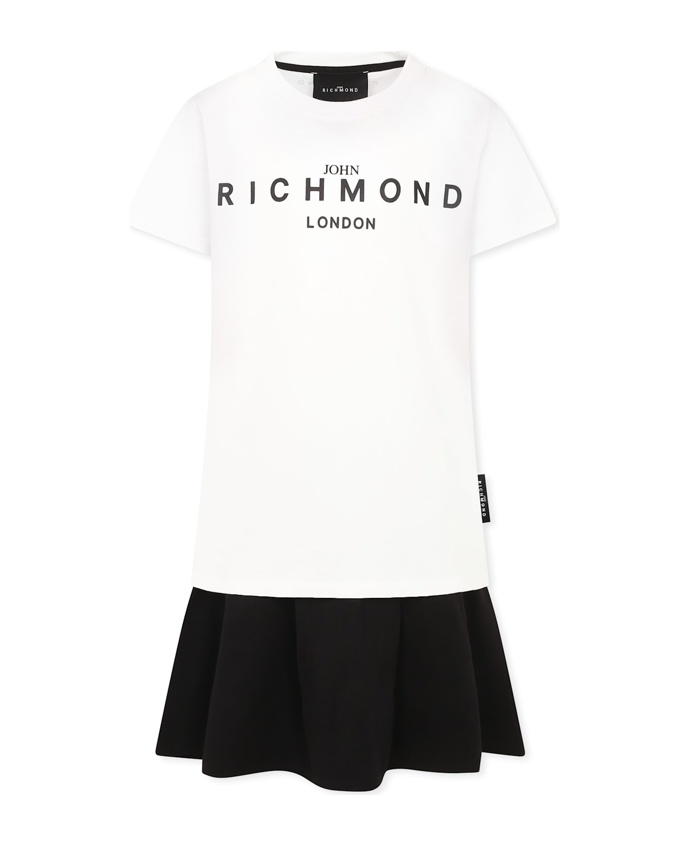 Richmond Black Suit For Girl With Logo - Black