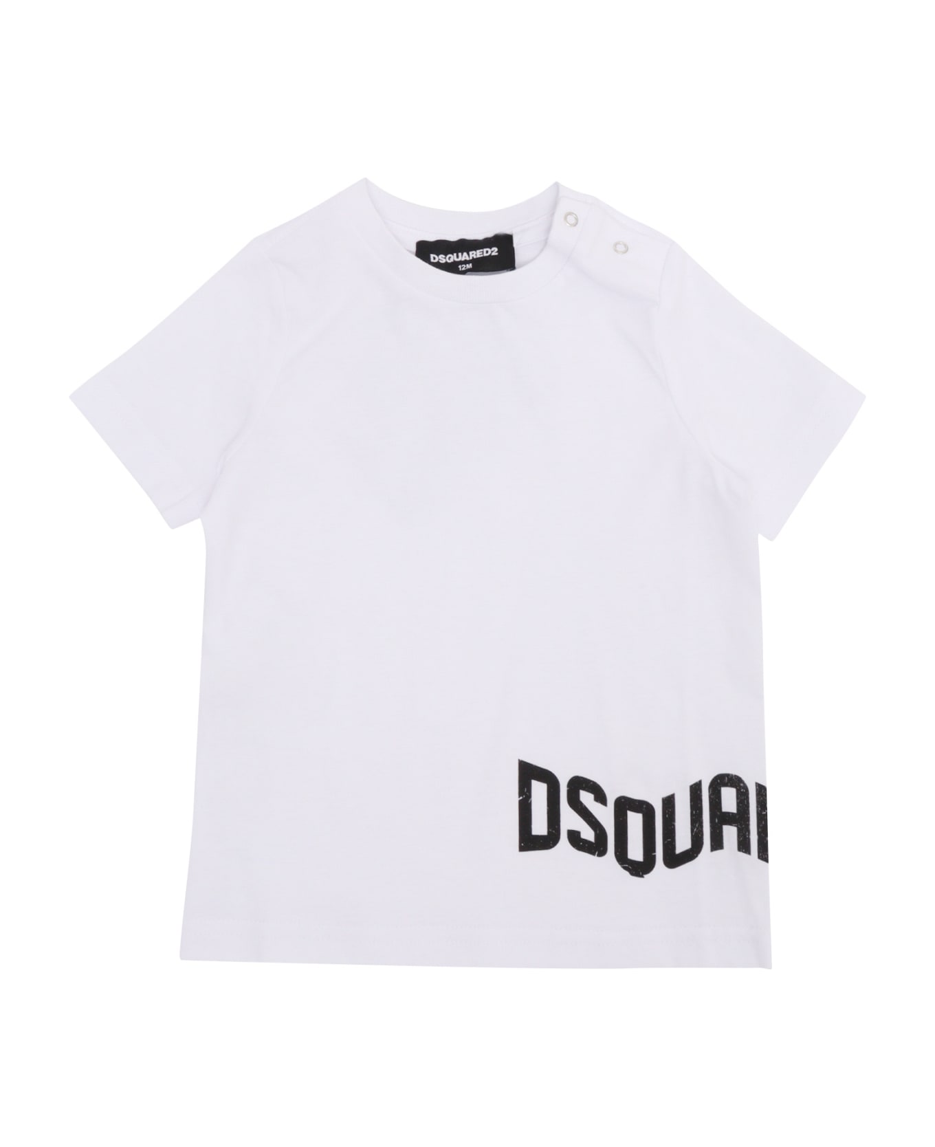 Dsquared2 D-squared2 Child T-shirt - WHITE Tシャツ＆ポロシャツ