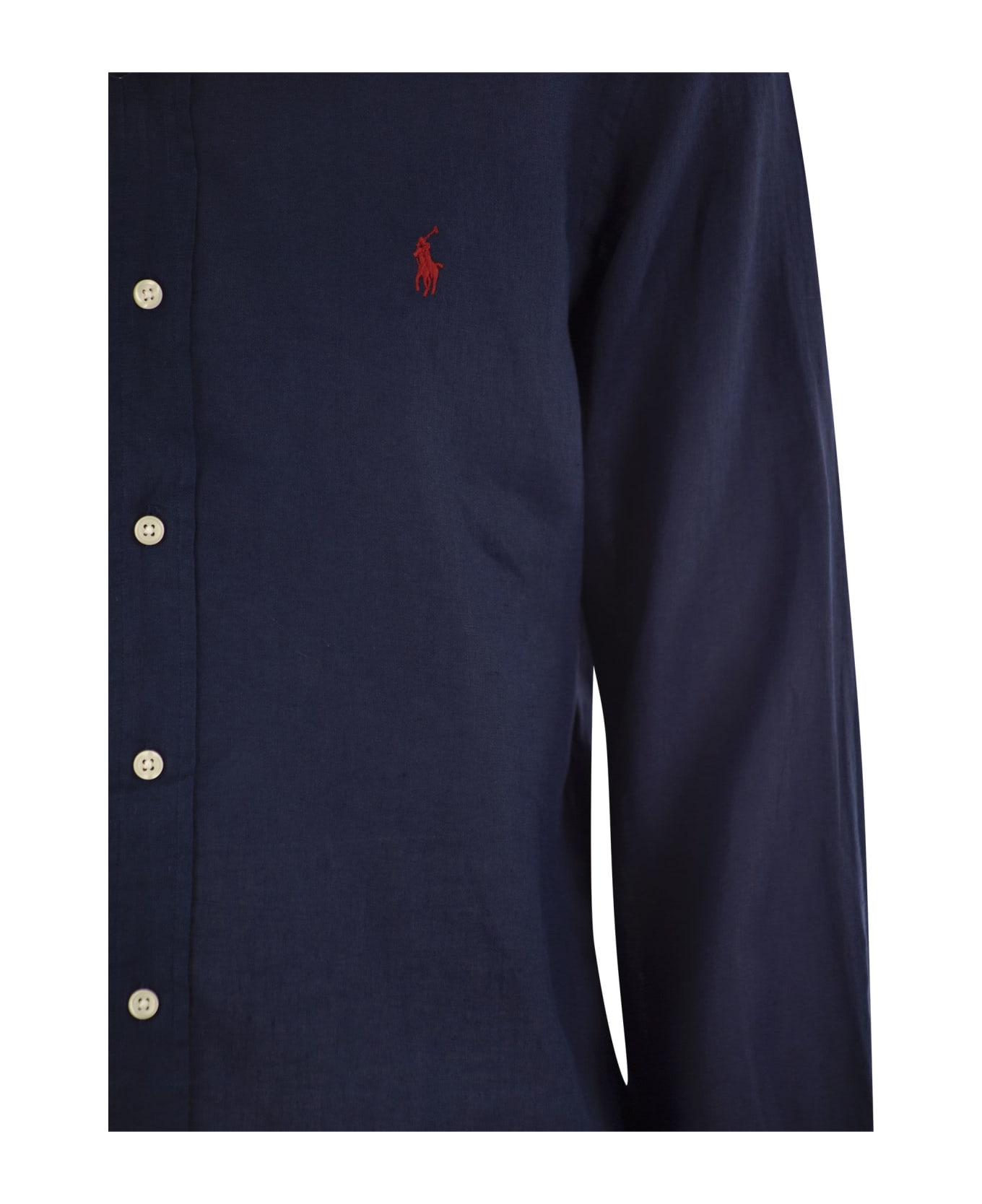 Polo Ralph Lauren Classic Long Sleeve Shirt - Navy Blue シャツ