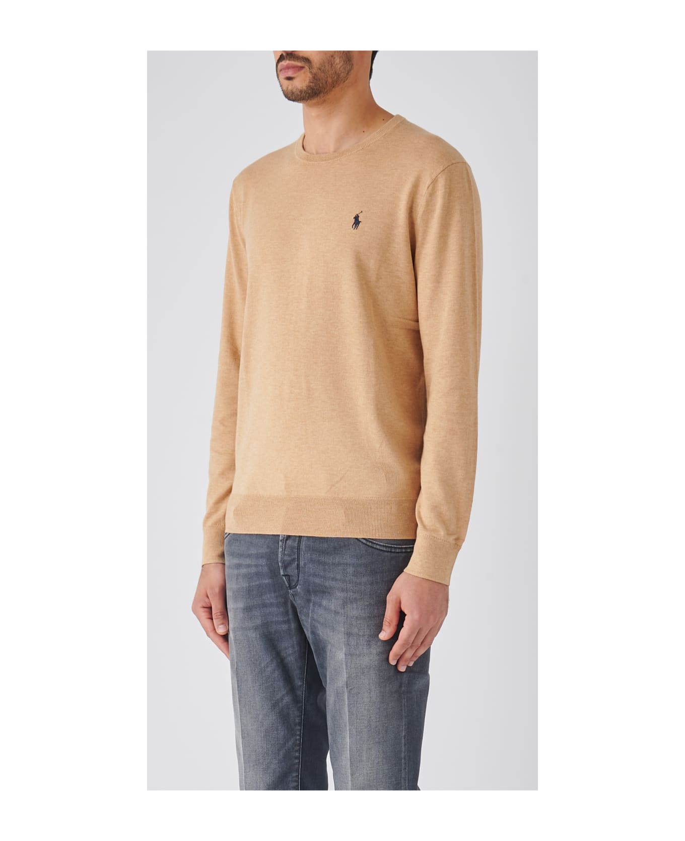 Polo Ralph Lauren Short Sleeve Sweater Sweater - CAMMELLO
