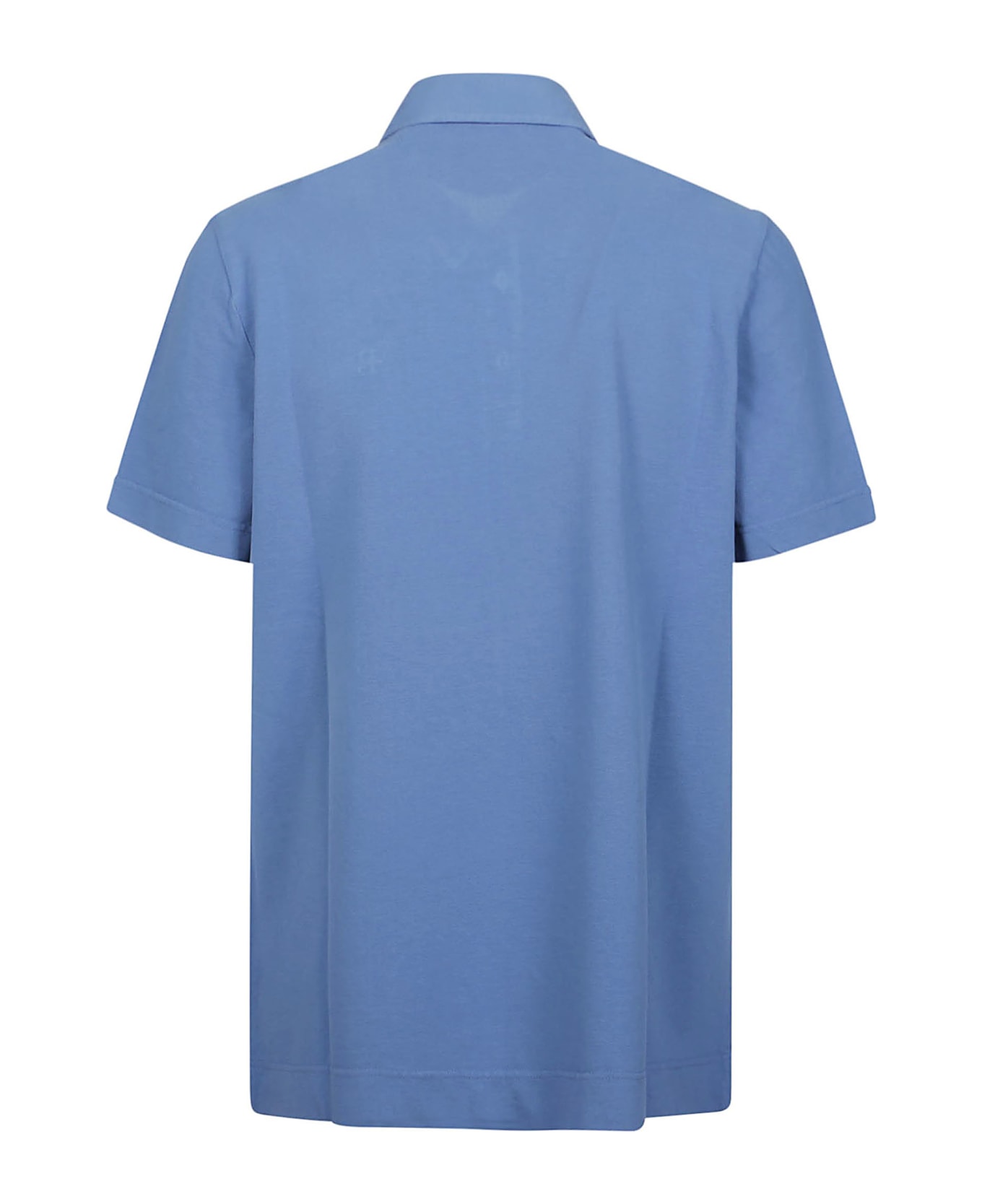 Ballantyne Short Sleeve Polo Shirt - Blue Avio
