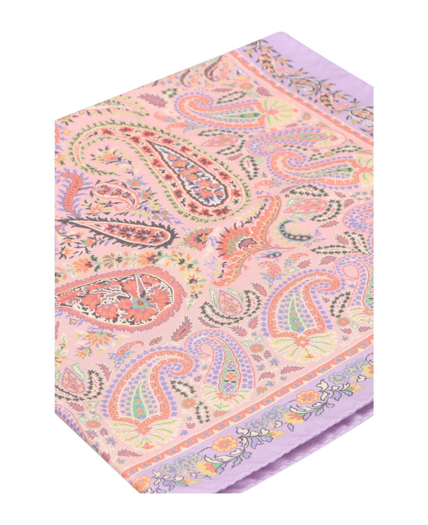Etro Printed Silk Scarf - Multicolor
