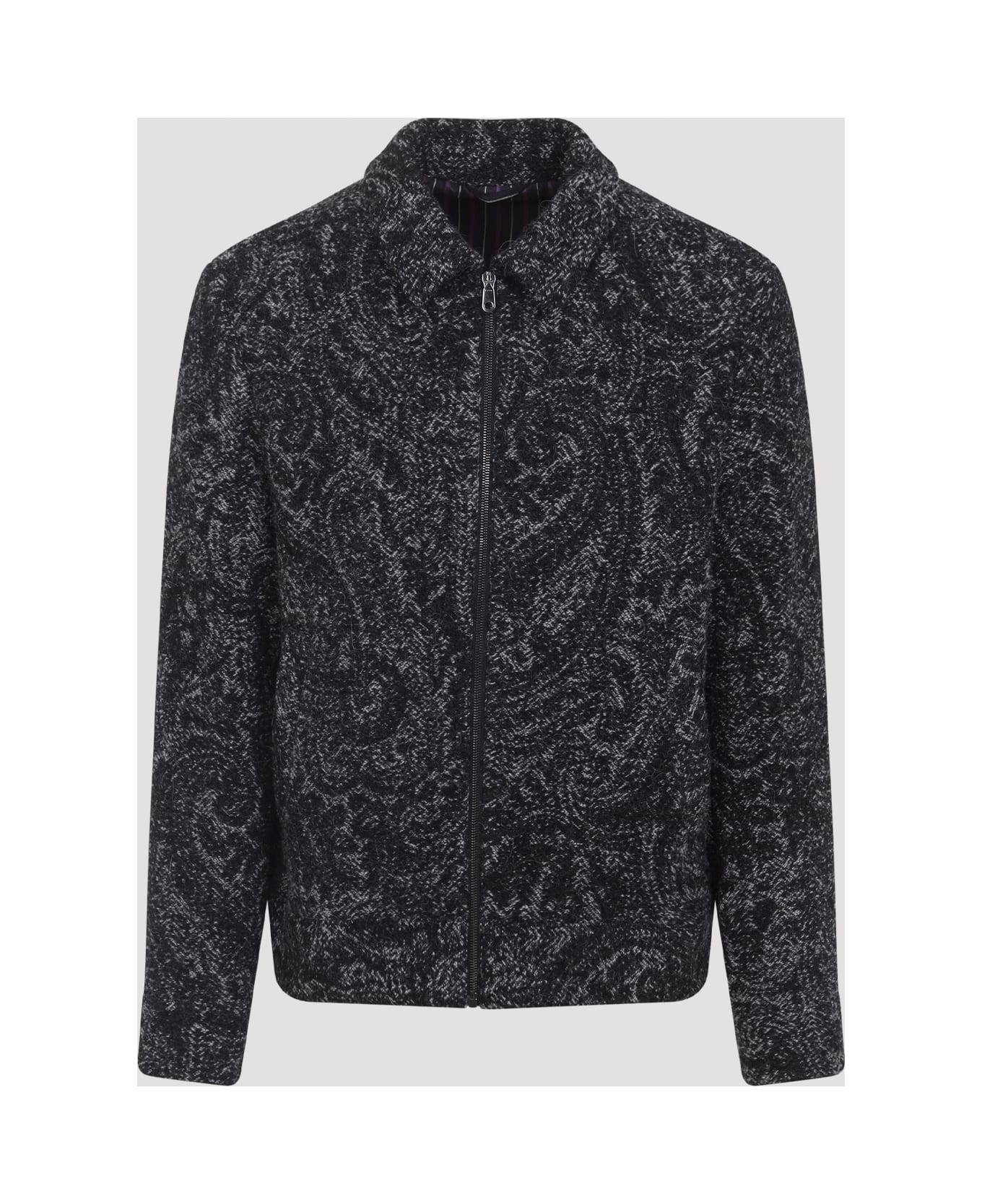 Etro Shirt Collar Bomber Jacket - F.do Grigio