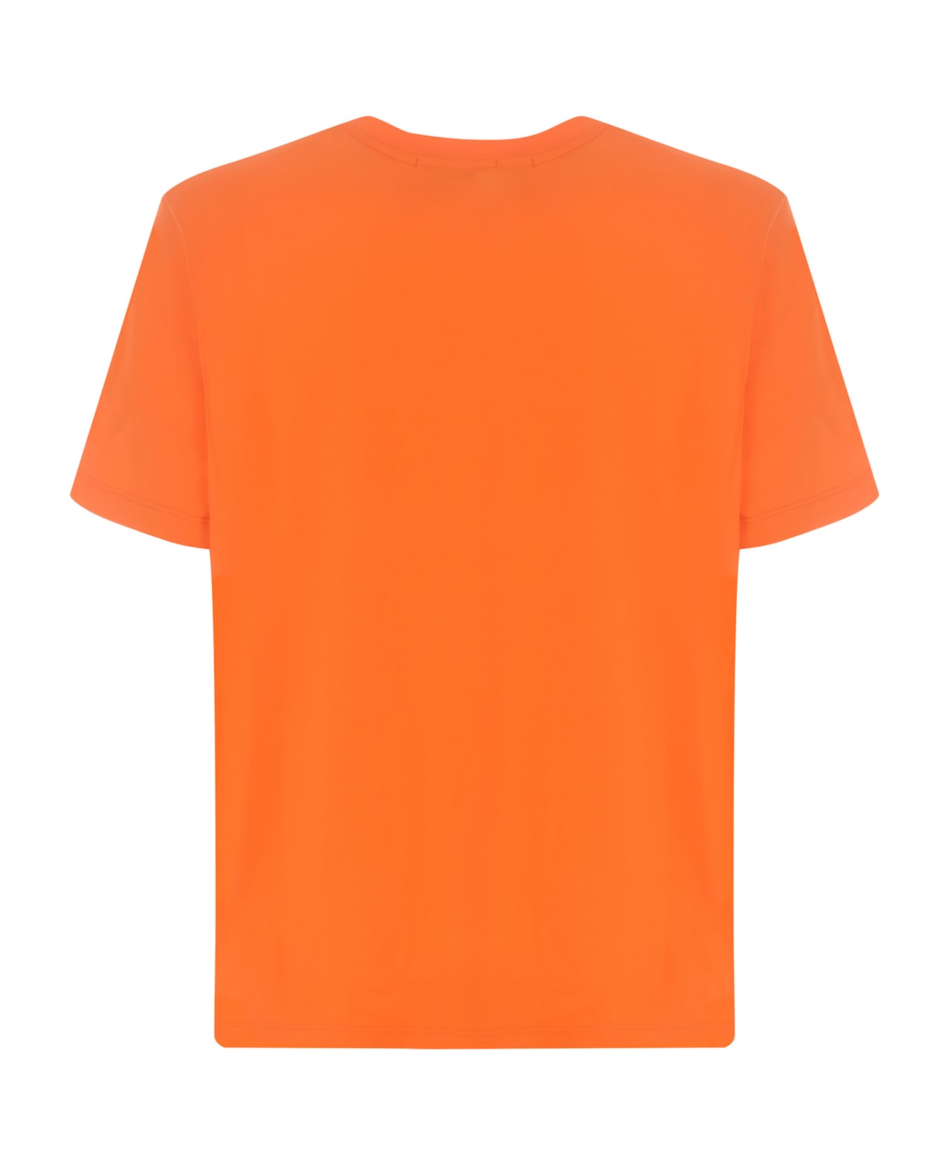 MSGM T-shirt Msgm "camo" Made Of Cotton - Arancione シャツ