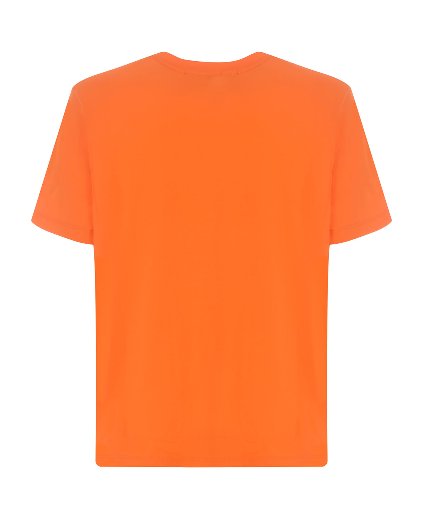 MSGM T-shirt With Logo - Orange