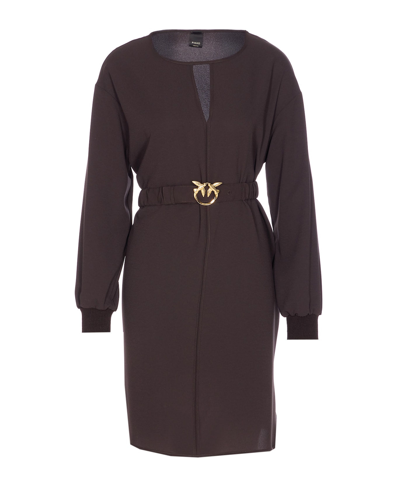 Pinko Sfumato Dress - Brown