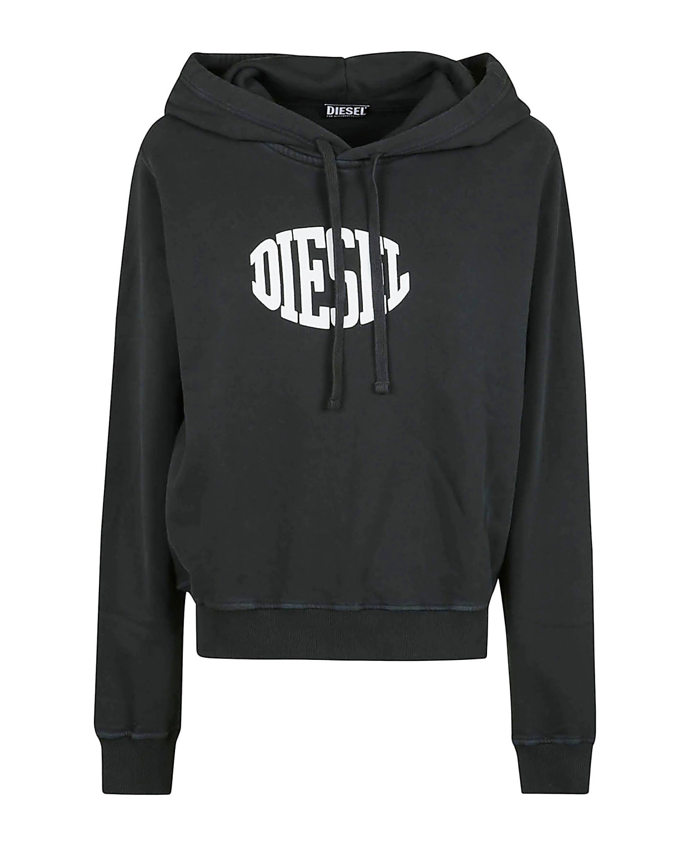 Diesel Logo Print Hooded Sweatshirt - Non definito フリース
