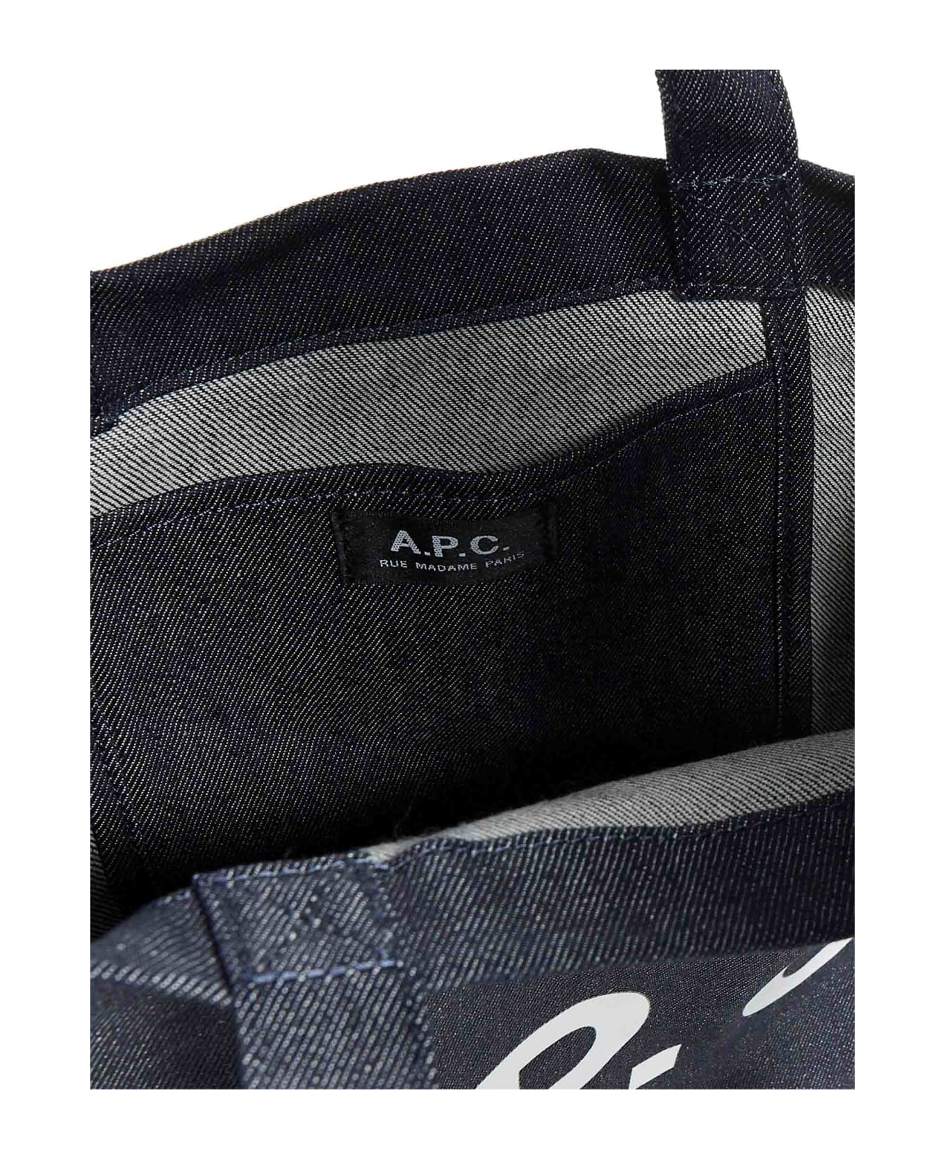 A.P.C. Laure Shoulder Bag - Blue トートバッグ
