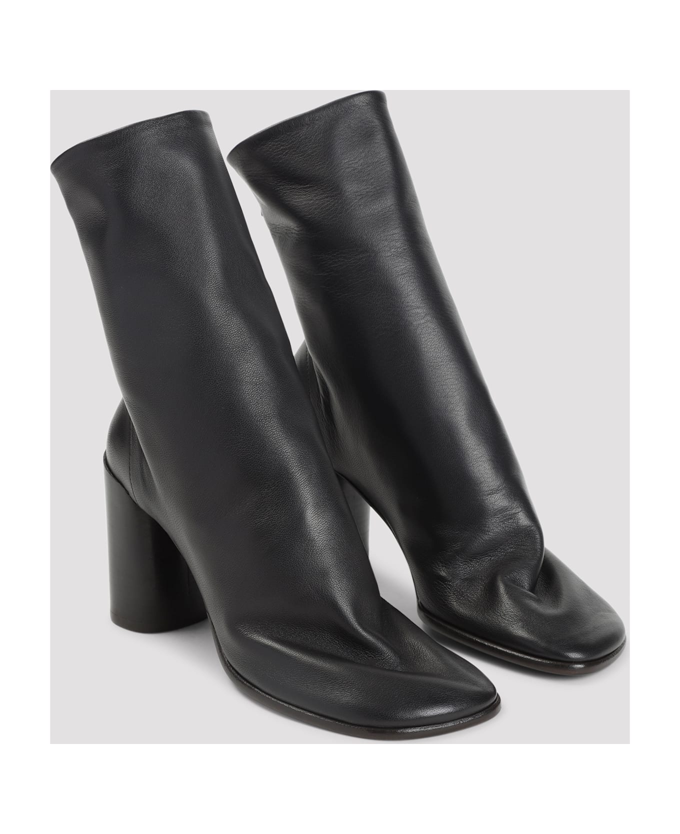 Lemaire Glove Ankle 80 Boots - Dark Chocolate
