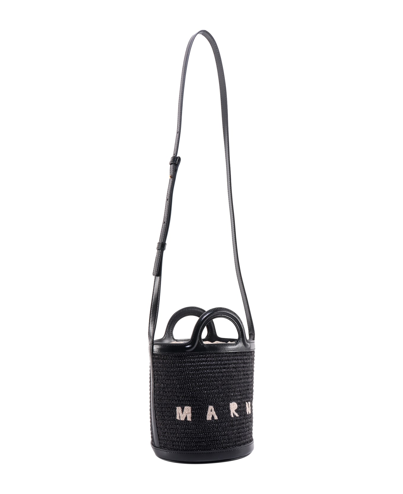 Marni Tropicalia Bucket Bag - Black