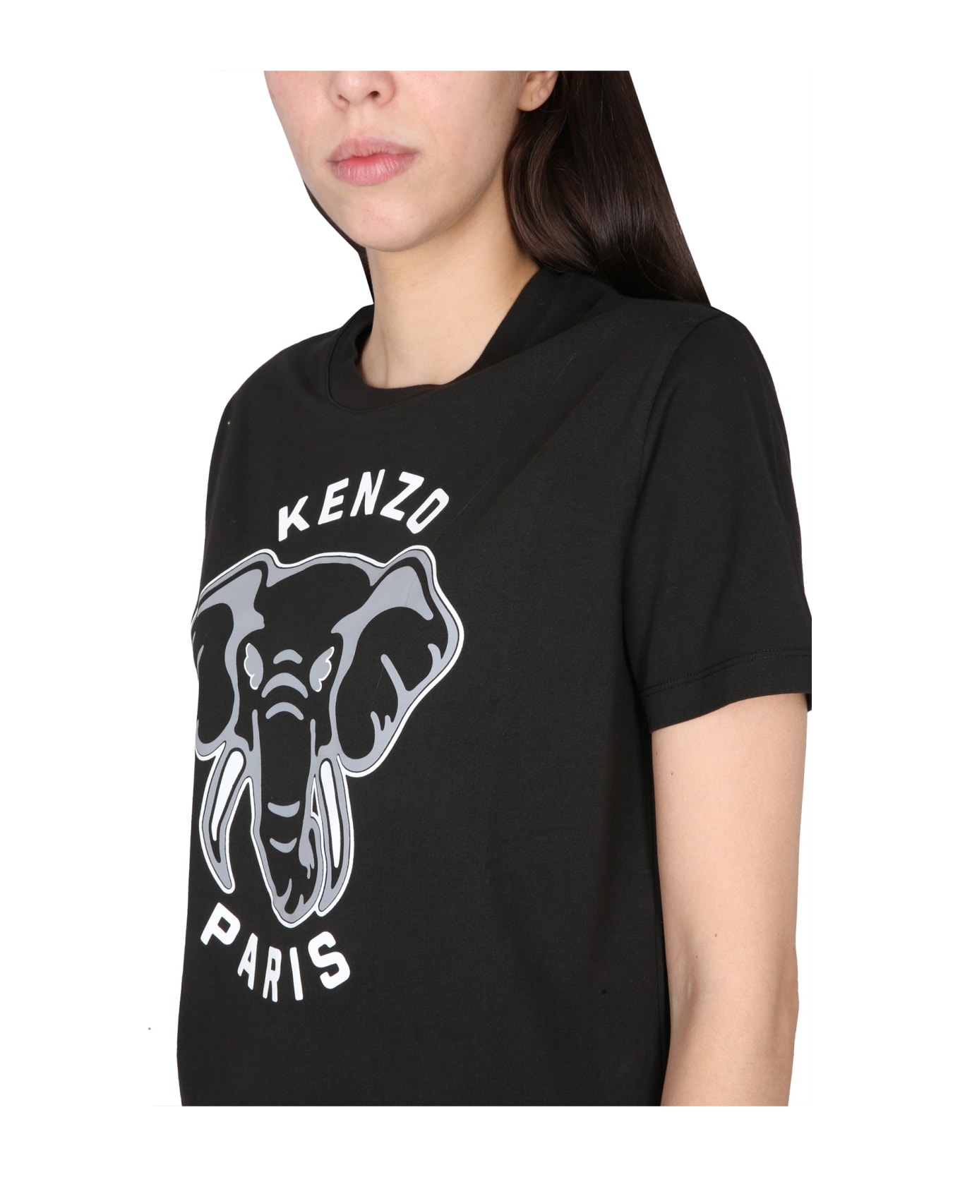 Kenzo Logo Print T-shirt - NERO Tシャツ