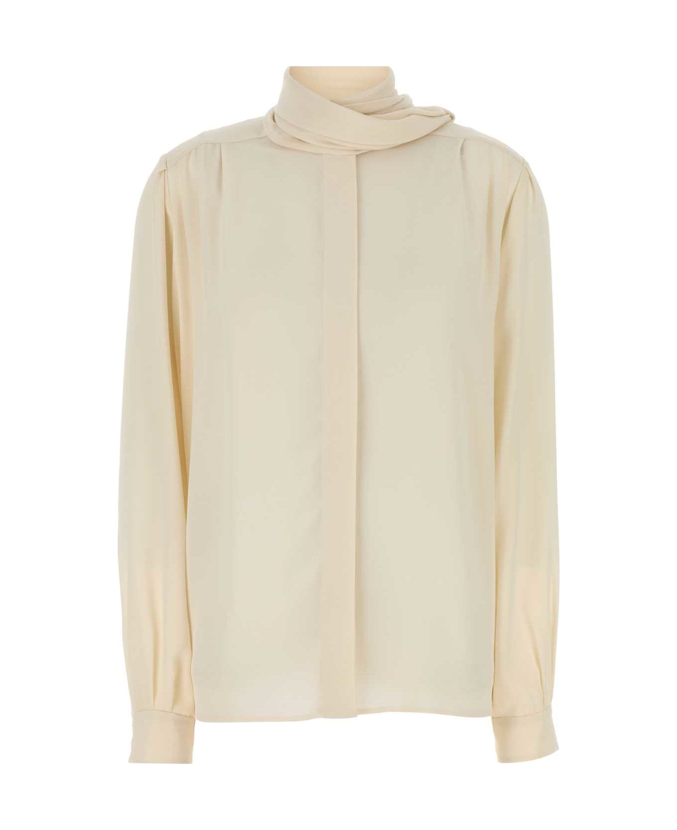 Prada Ivory Silk Shirt - AVORIO