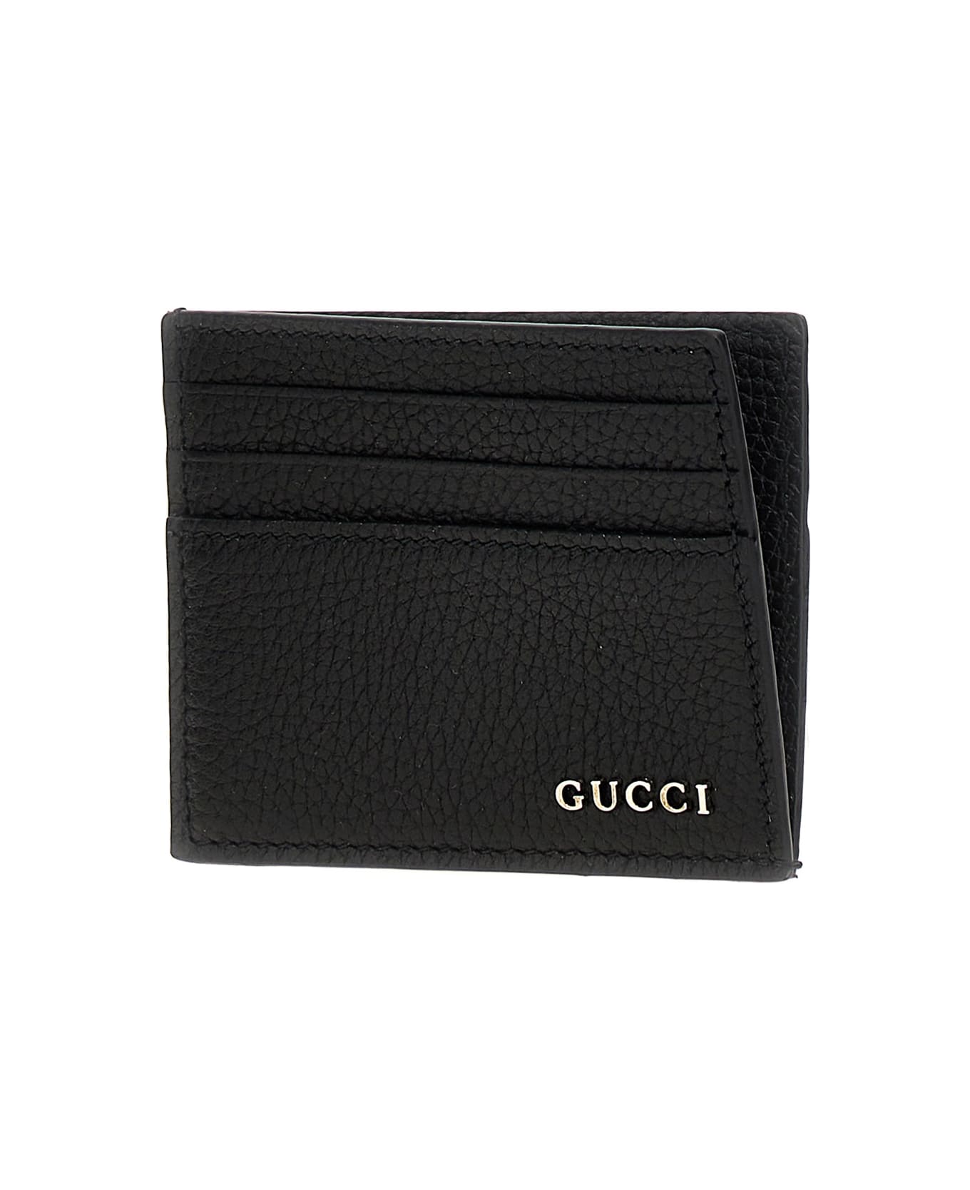 Gucci Logo Card Holder - Black  