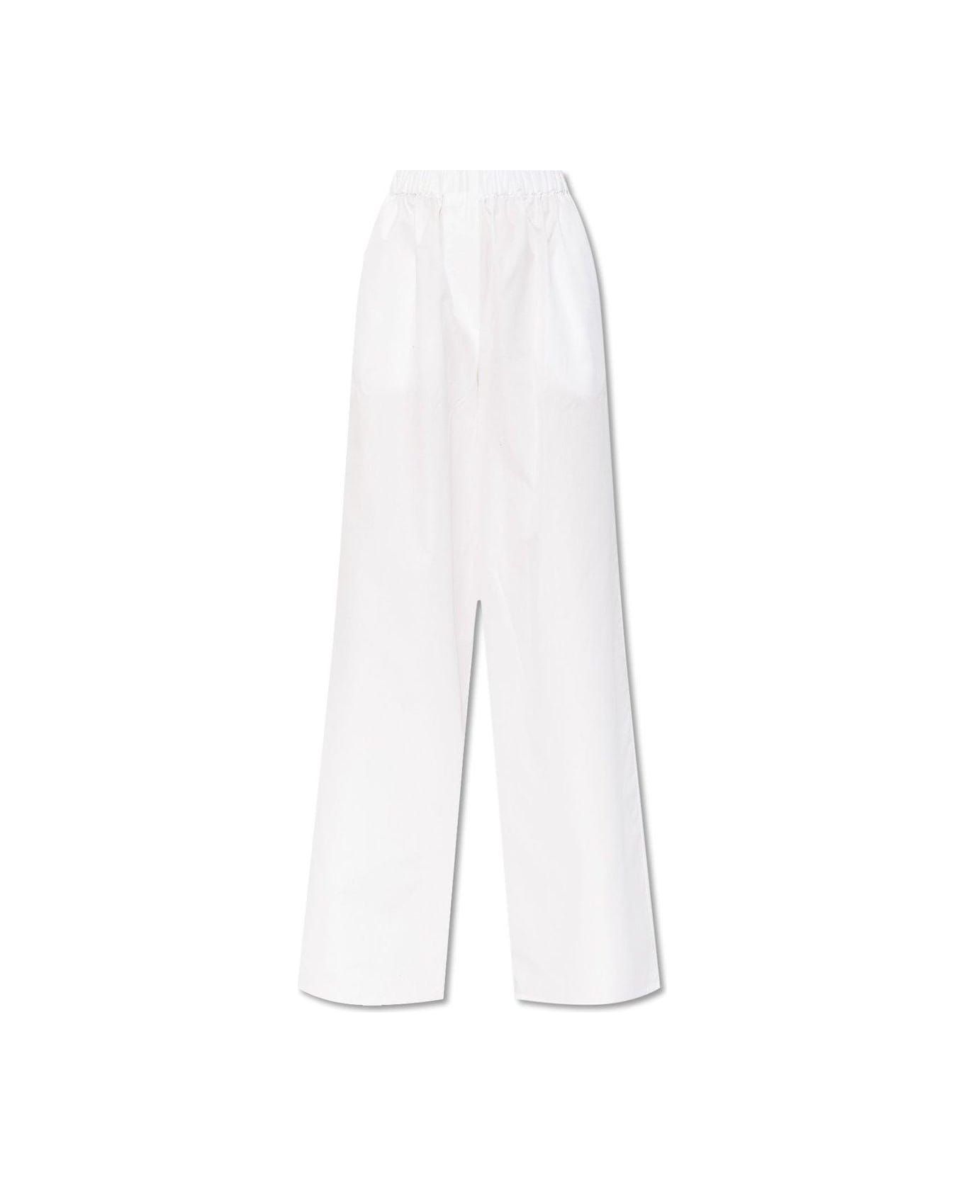 Max Mara Wide-leg Trousers - White