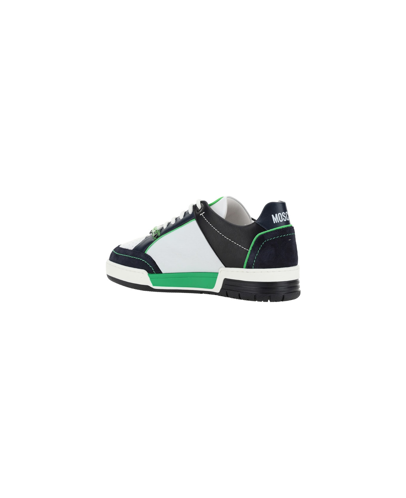 Moschino Sneakers - Bianco+navy+verde