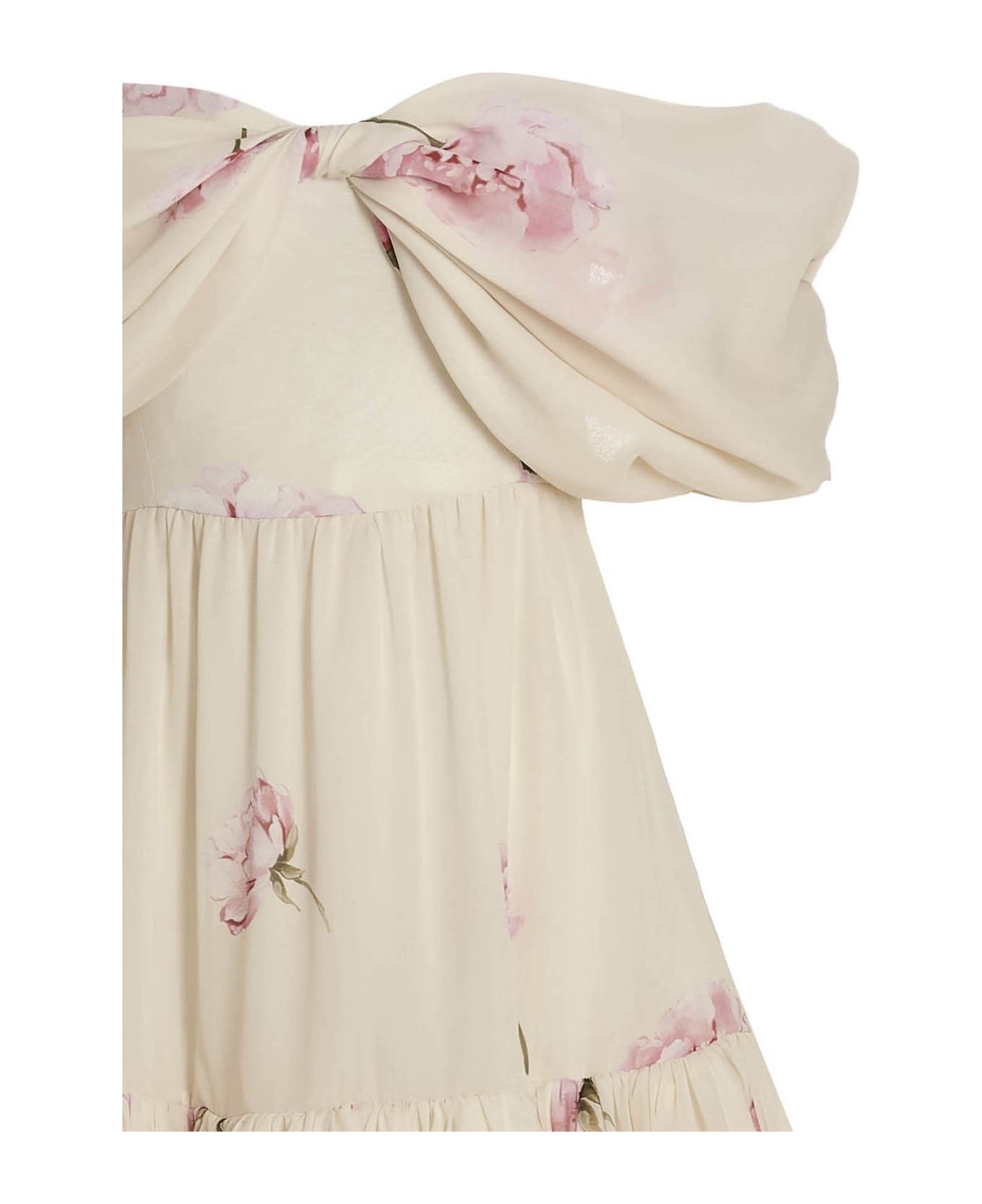 Giambattista Valli Floral Maxi Dress - White