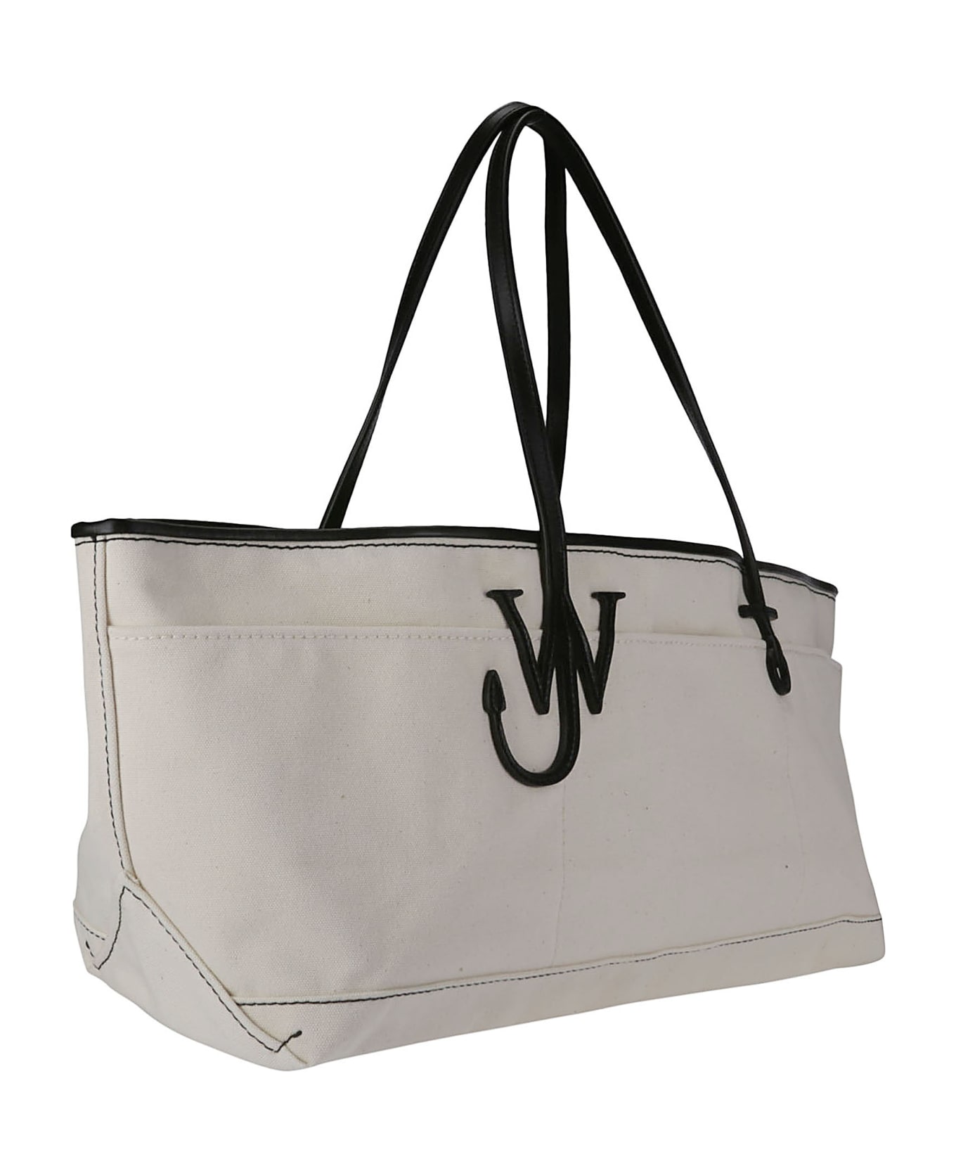 J.W. Anderson Anchor Stretch Tote - NATURAL/BLACK