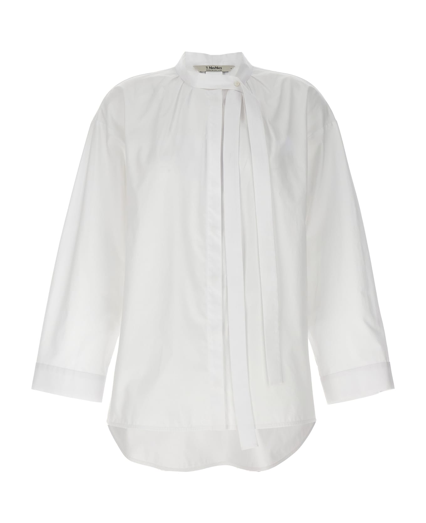 'S Max Mara 'filippa' Shirt - WHITE