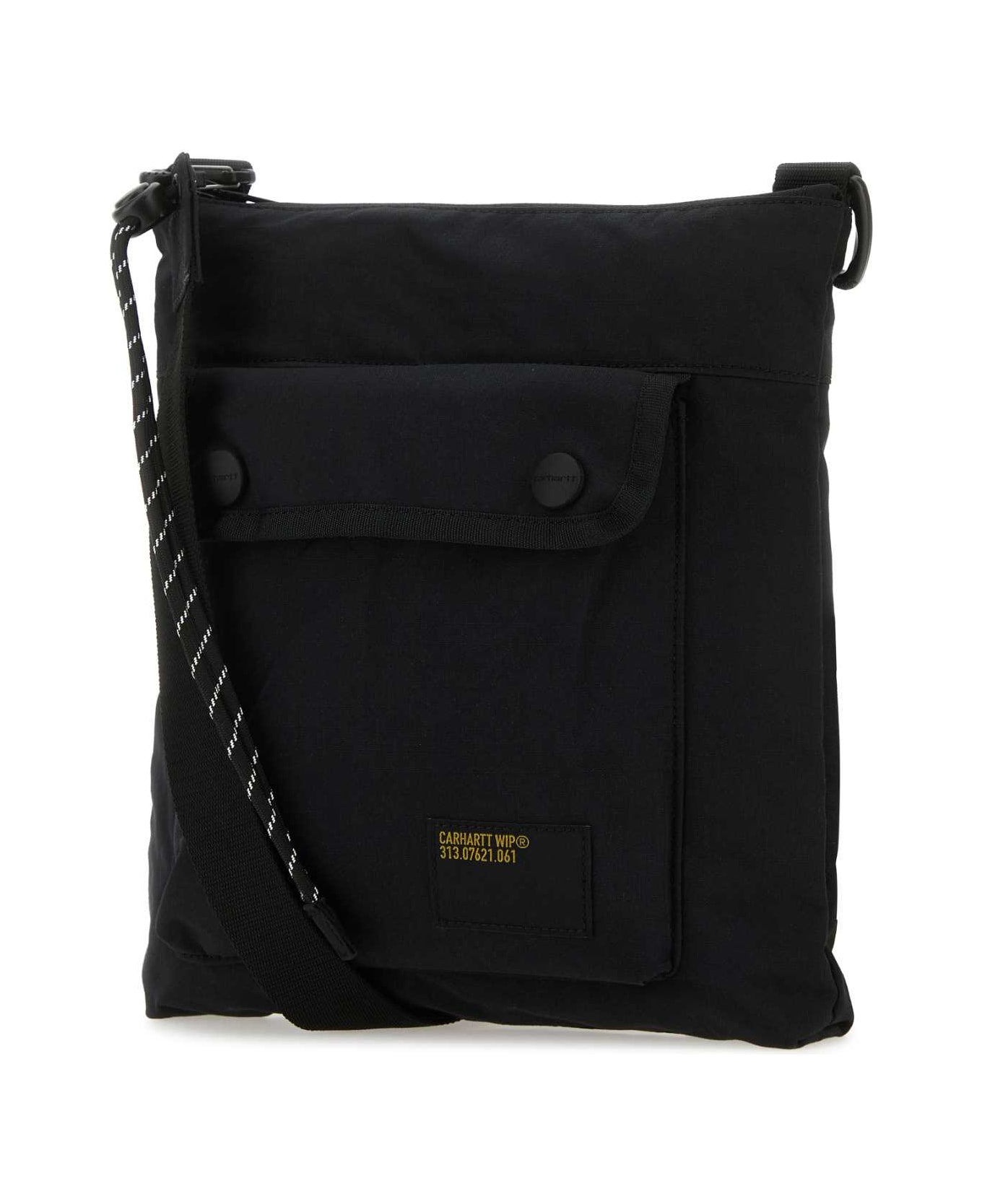 Carhartt Black Cotton Blend Haste Strap Bag - BLACK ショルダーバッグ