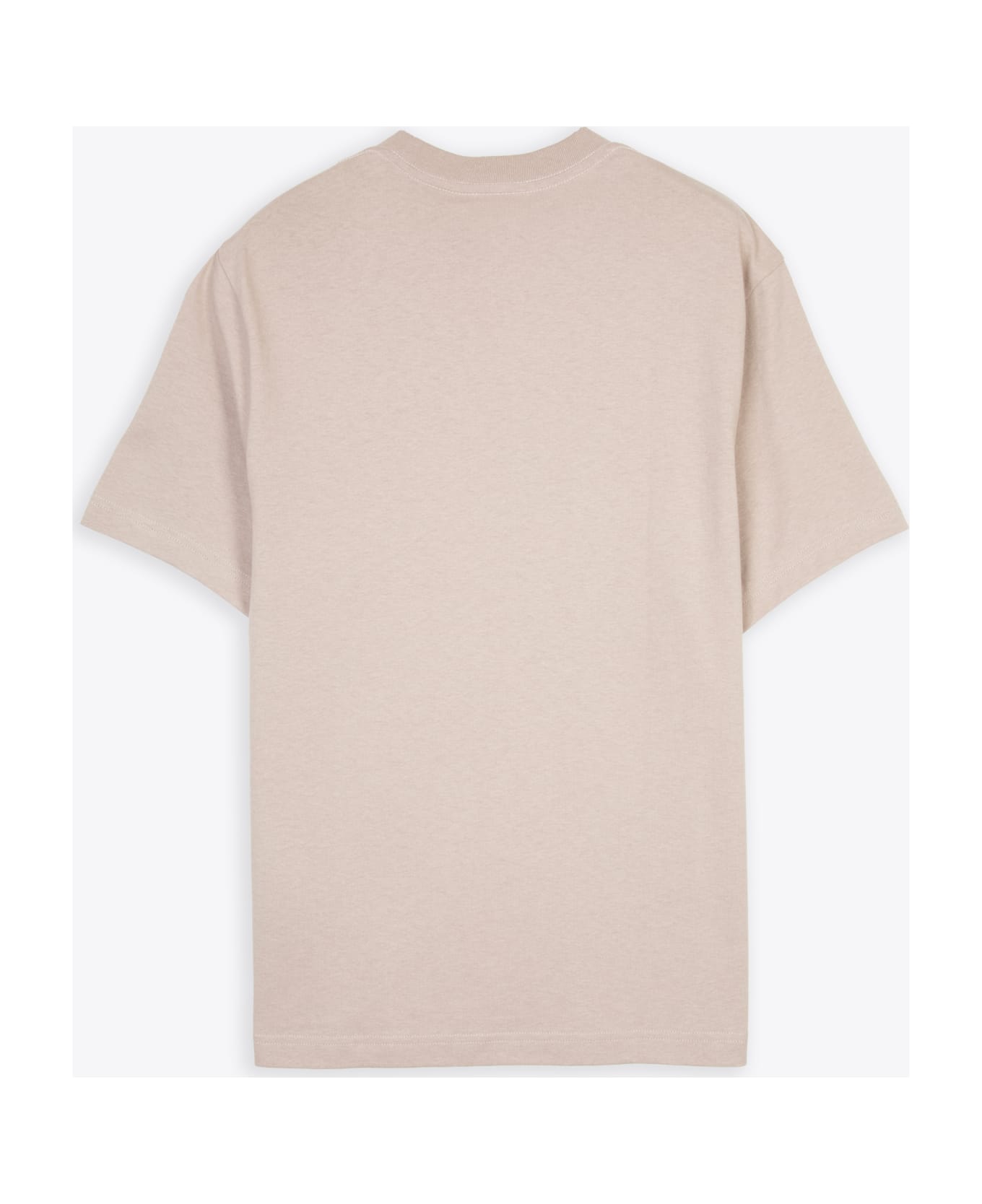 Axel Arigato Legacy T-shirt Beige Cotton T-shirt With Chest Logo - Legacy T-shirt - Mid Grey