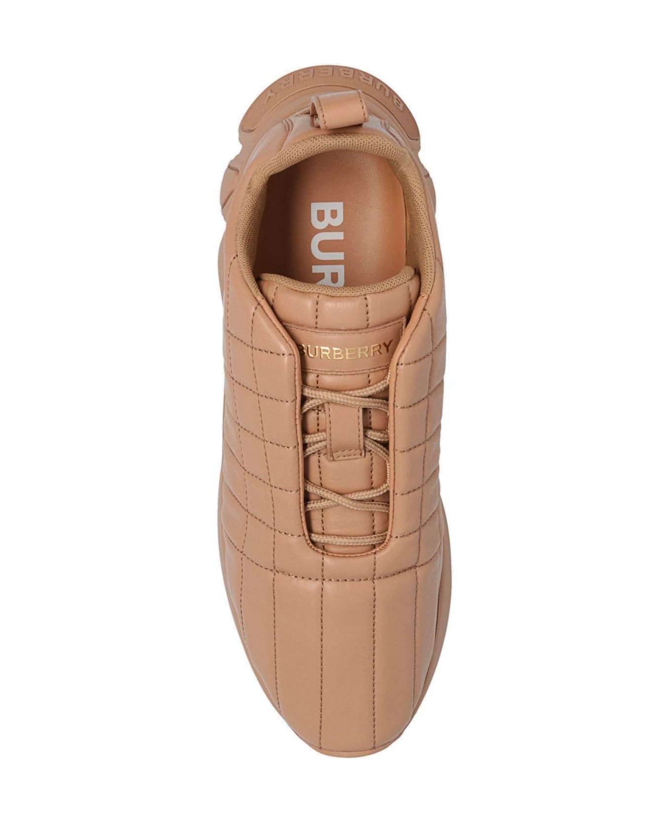 Burberry Quilted Low-top Sneakers - Beige