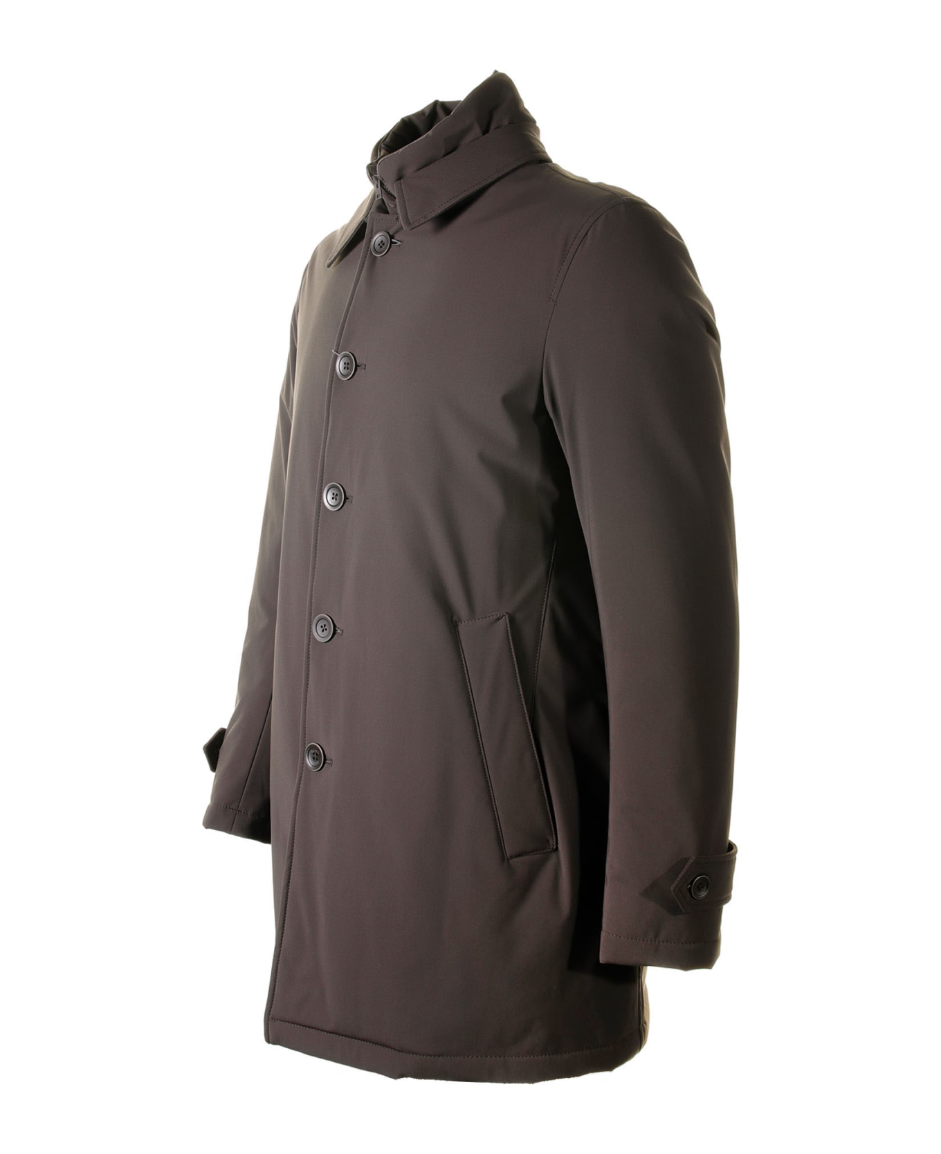 Herno Brown Waterproof Jacket italist