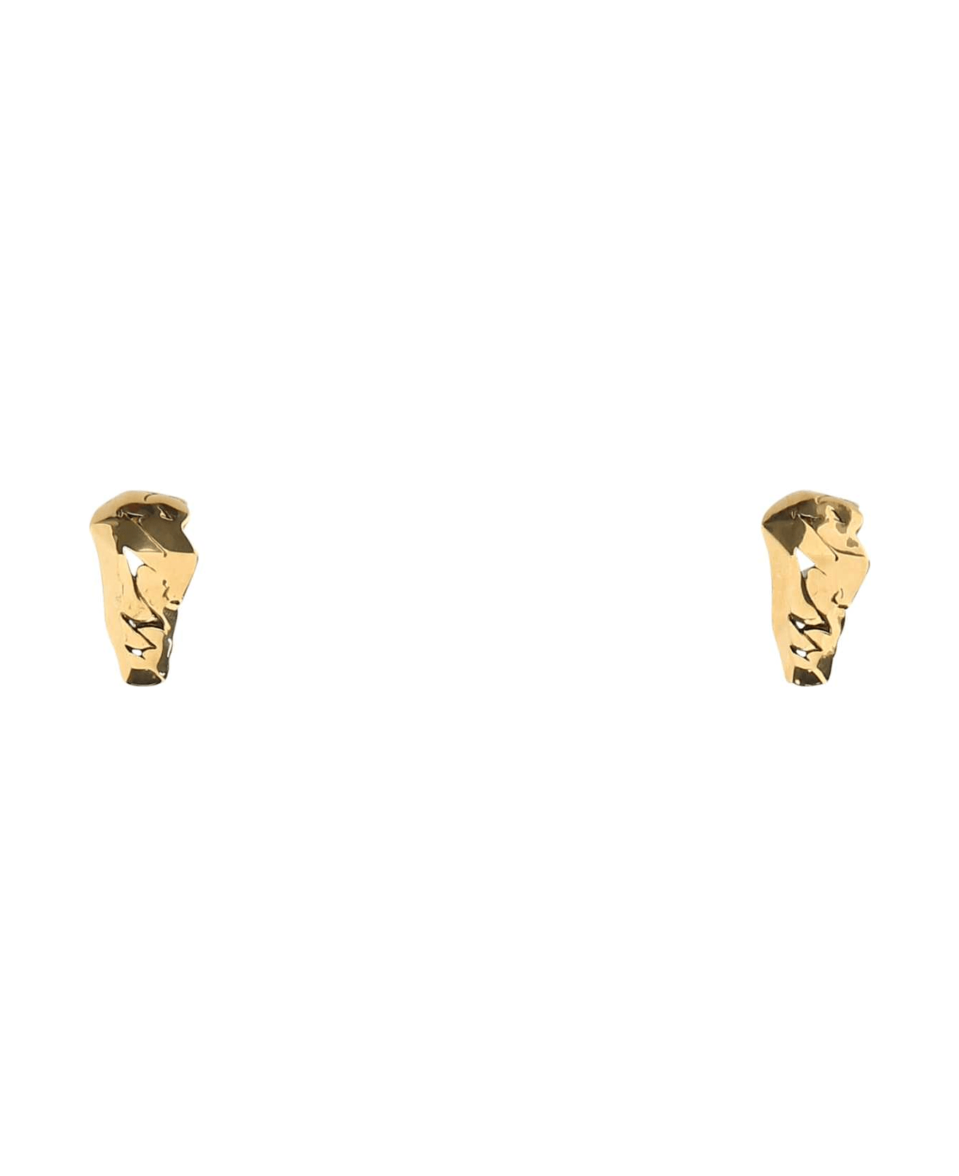 Alexander McQueen Gold Metal Earrings - 0448 イヤリング