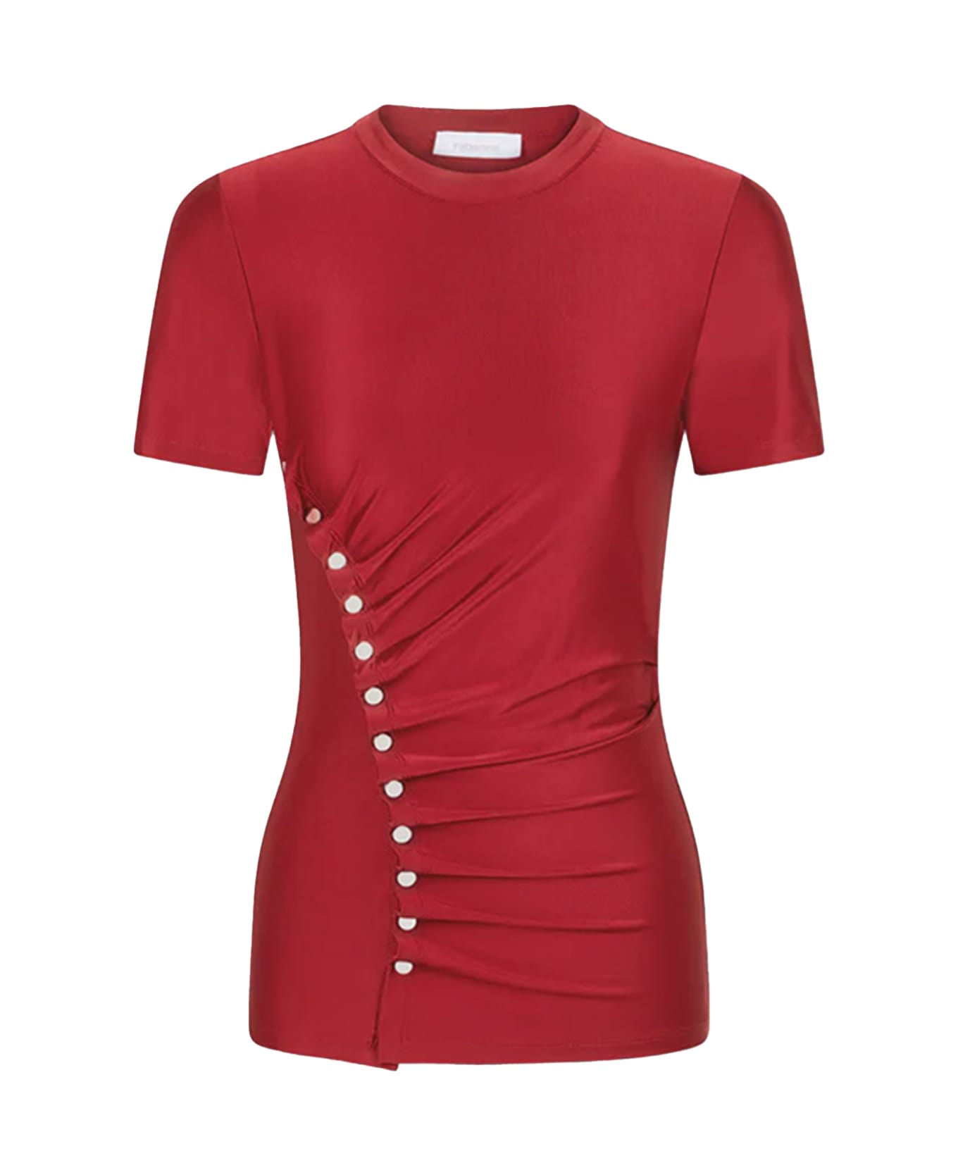 Paco Rabanne Haut Viscose Jersey - Scarlet Red