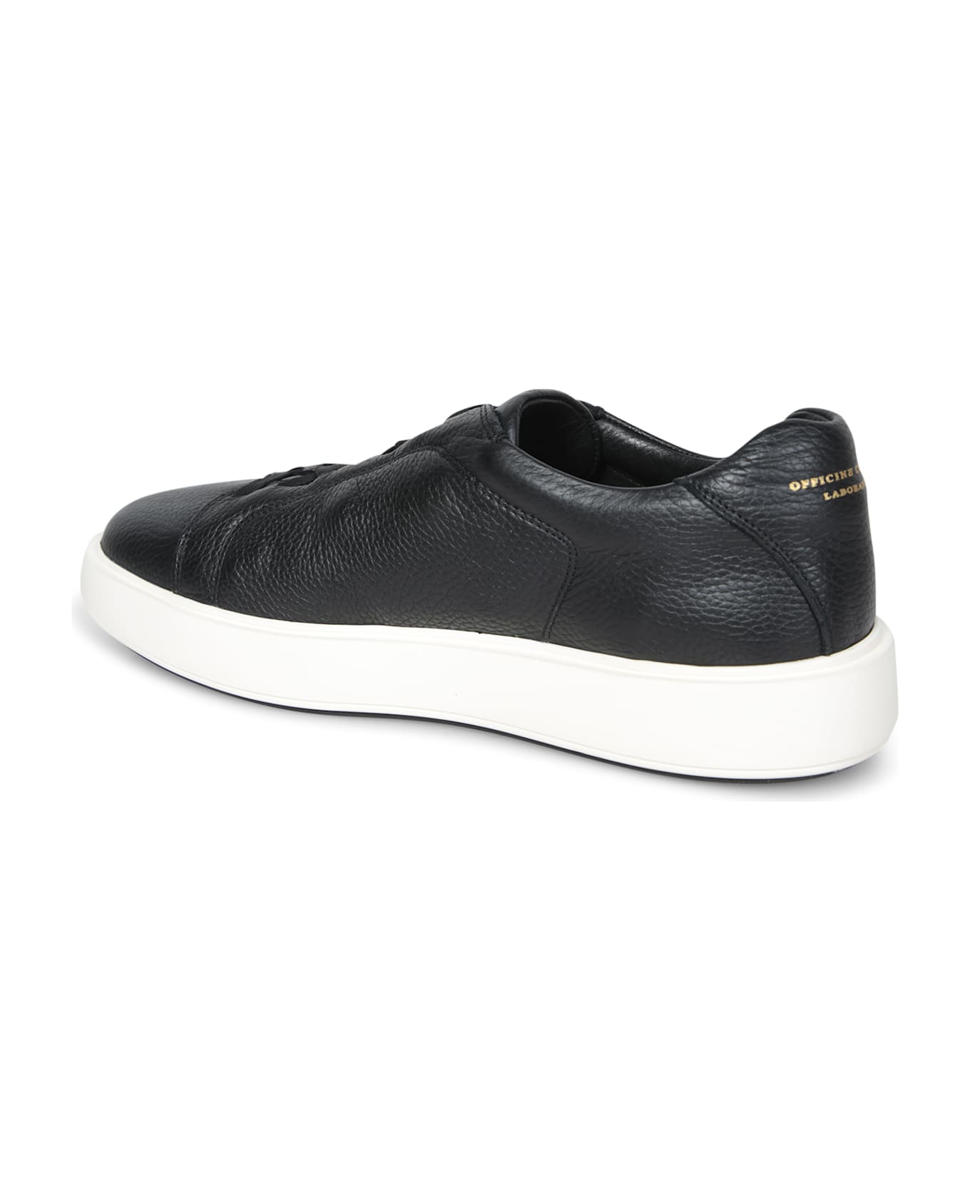 Officine Creative Muflone Slouch Black Sneakers - Black