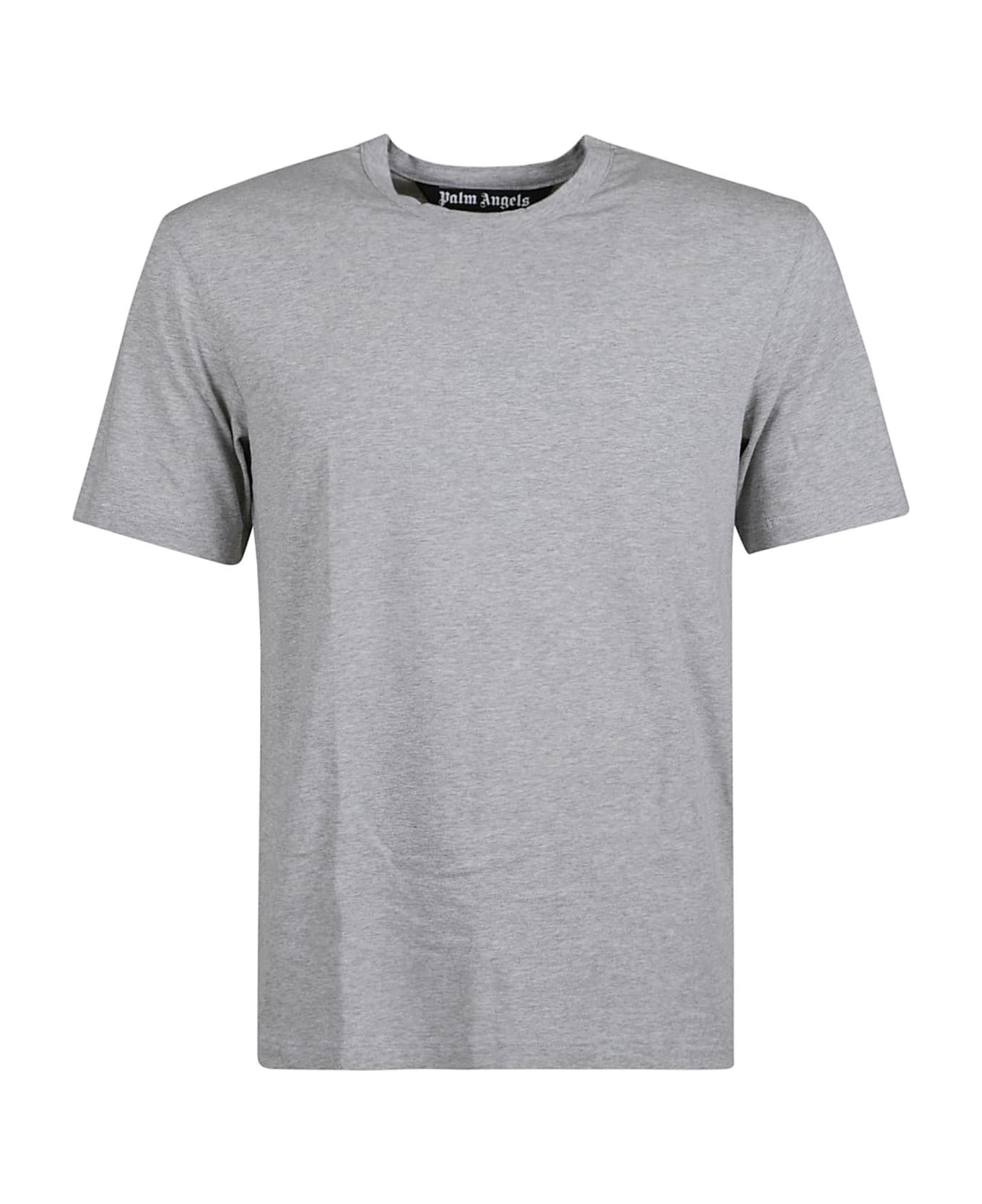 Palm Angels Round Neck T-shirt - Melange grey Tシャツ