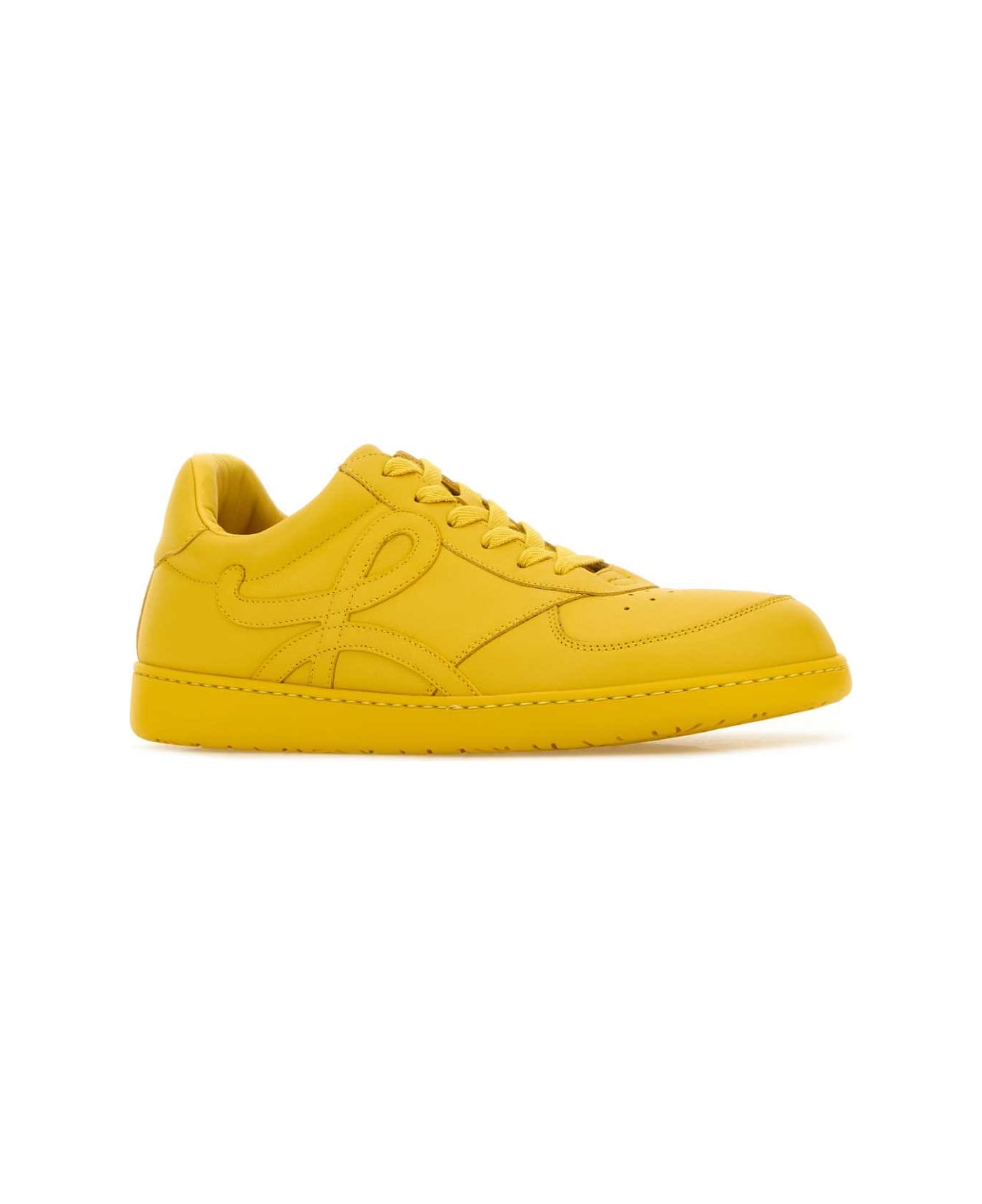 Loewe Yellow Leather Jambo Sneakers - SUNFLOWER