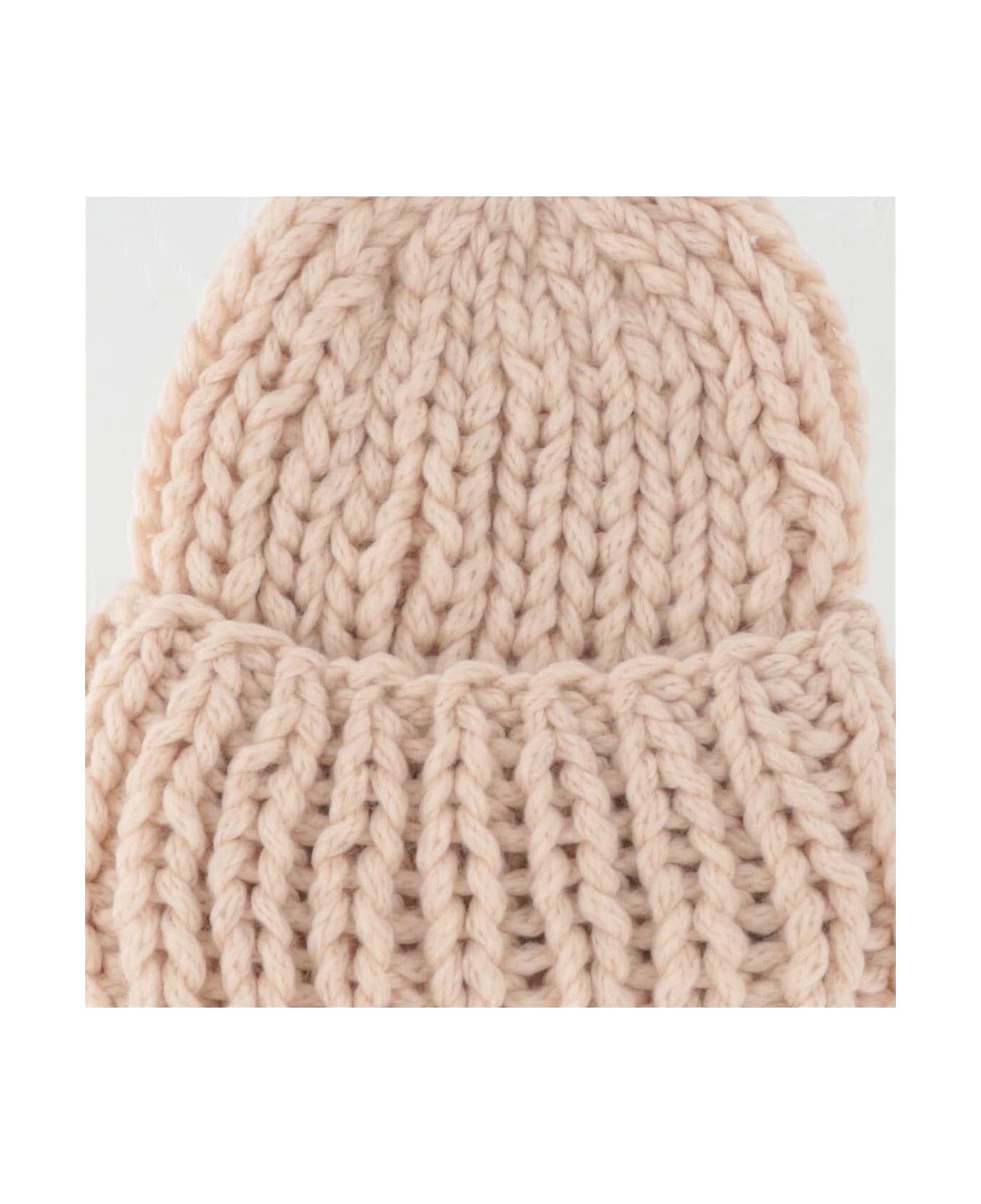 Evyinit Merino Wool Blend Hat - Beige