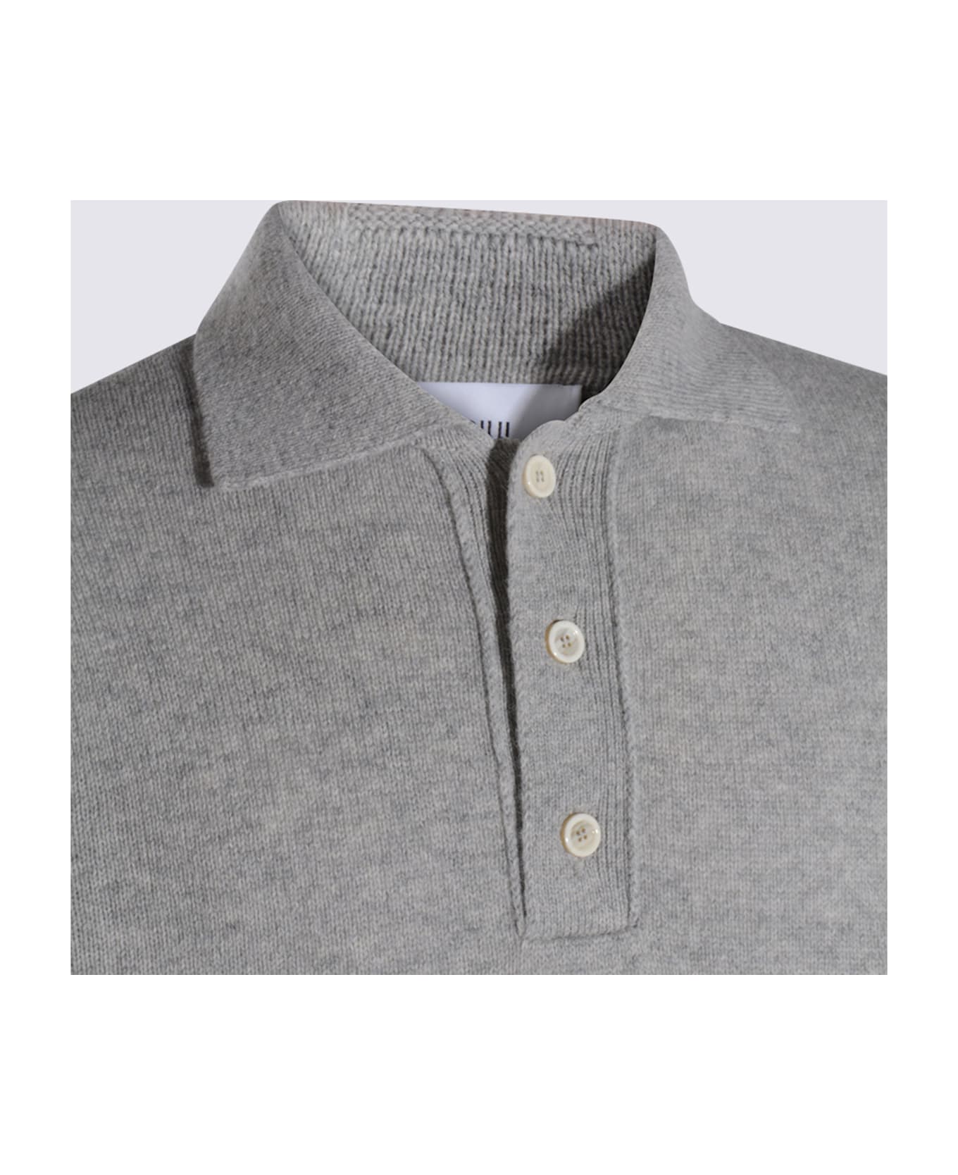 Lardini Grey Wool Knitwear - Perla