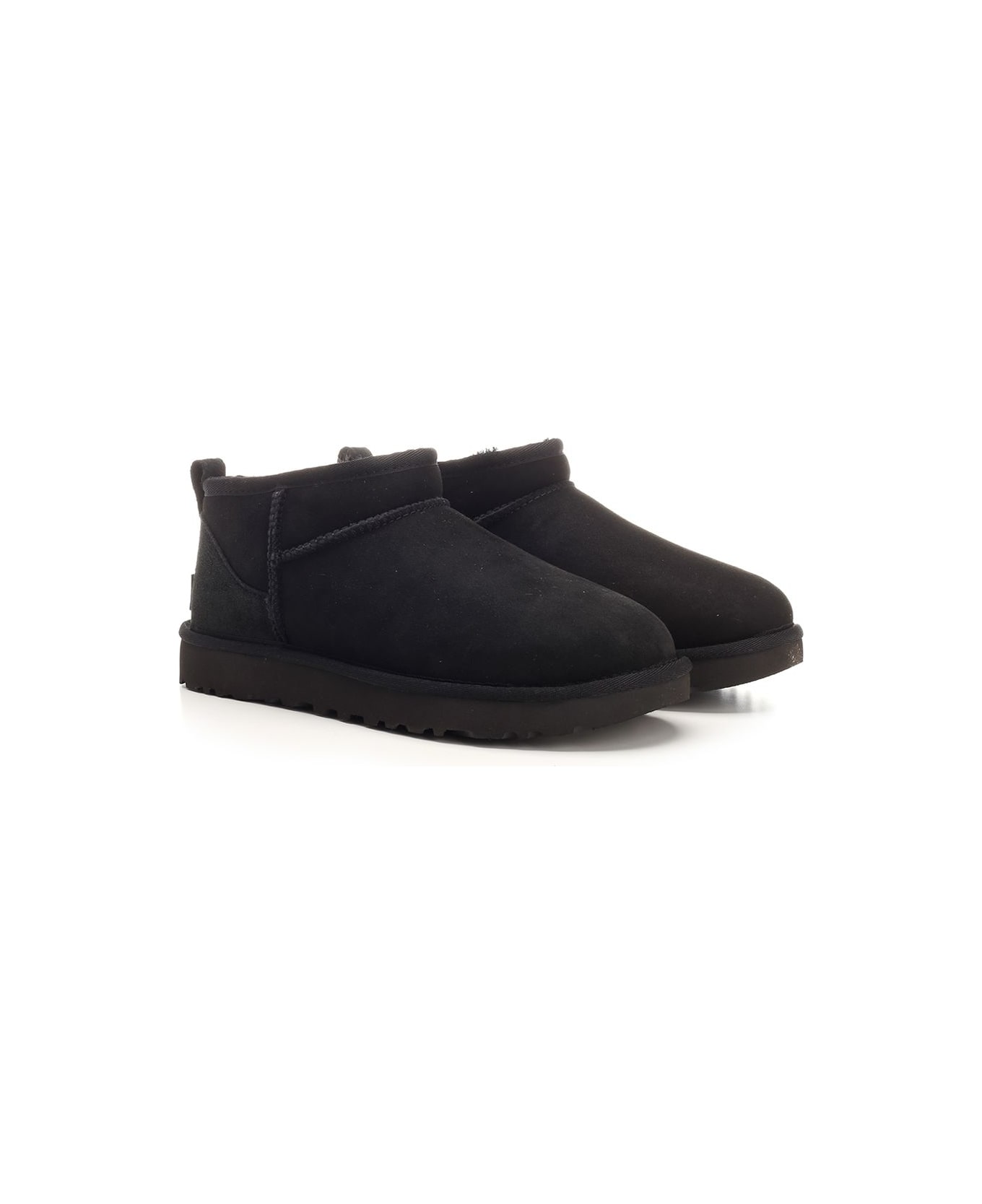 UGG 'classic Ultra Mini' Ankle Boots - Black