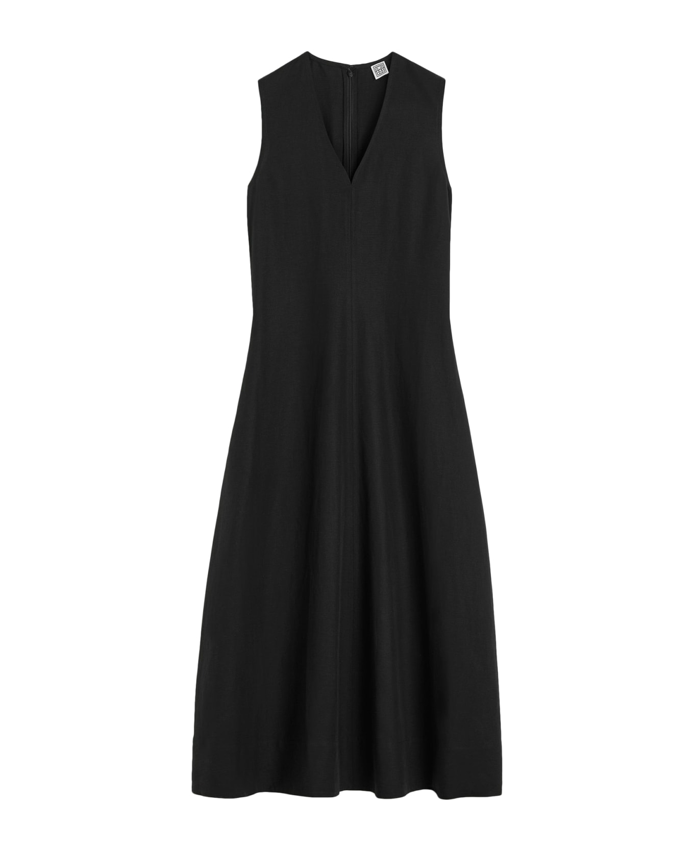 Totême Fluid V-neck Dress - Black ワンピース＆ドレス