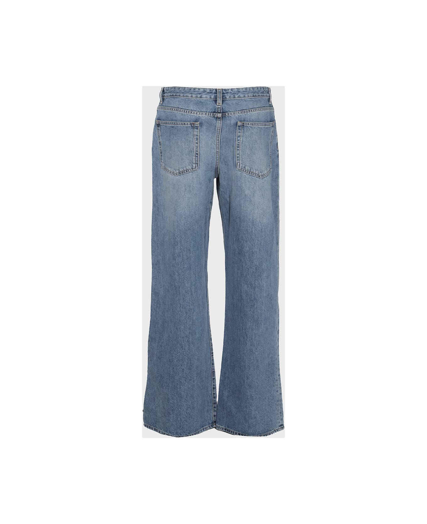 The Row Blue Cotton Denim Jeans - LIGHT INDIGO