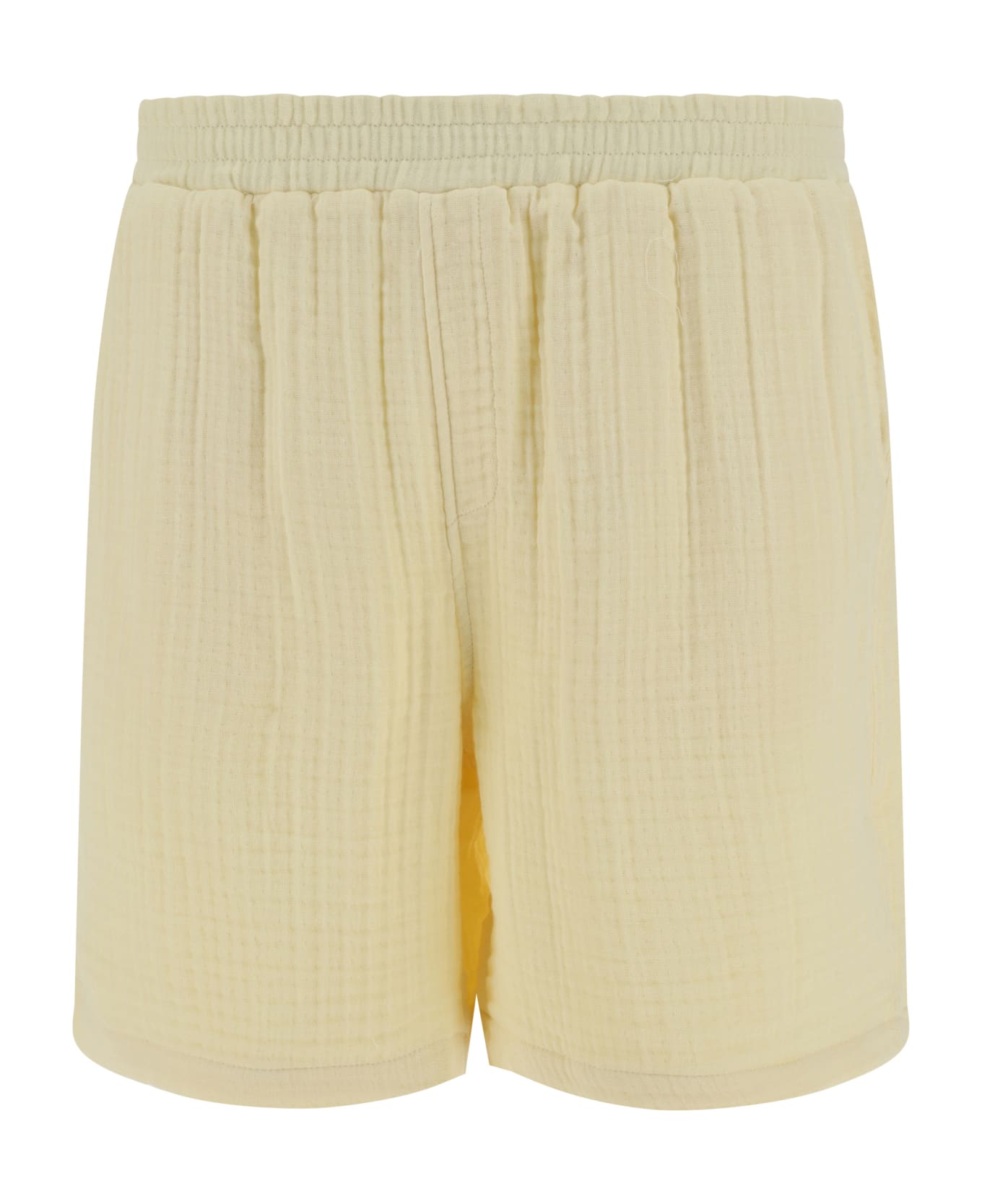 Daily Paper Enzi Seersucker Shorts - Icing Yellow ショートパンツ
