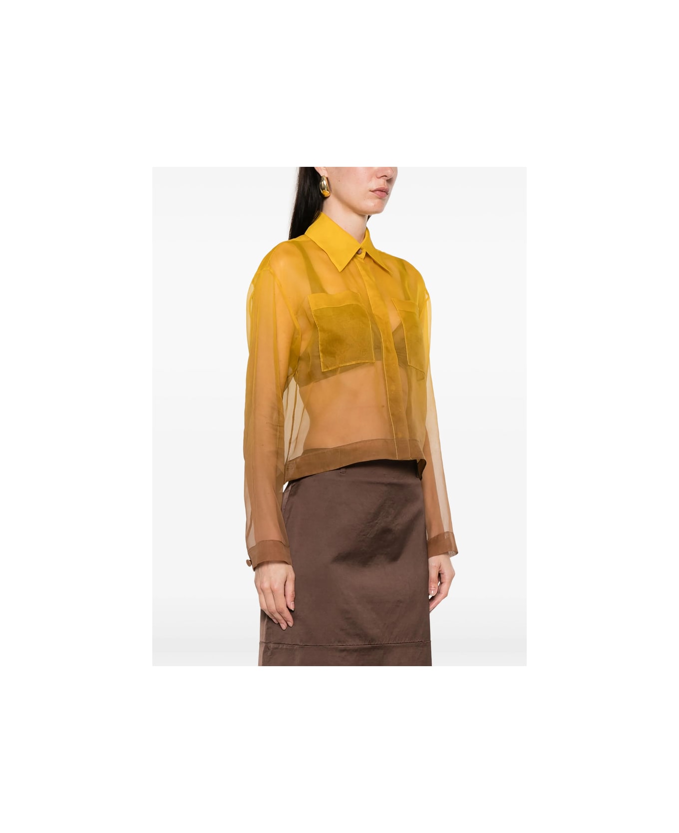 Max Mara Pianoforte Shirt - YELLOW