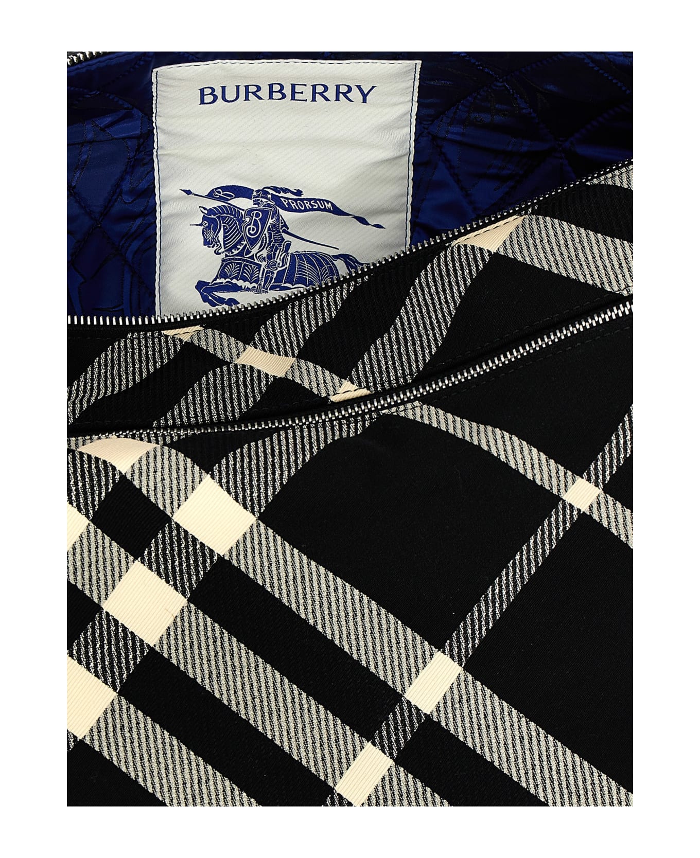 Burberry Shoulder Bag 'messenger Shield' - White/Black
