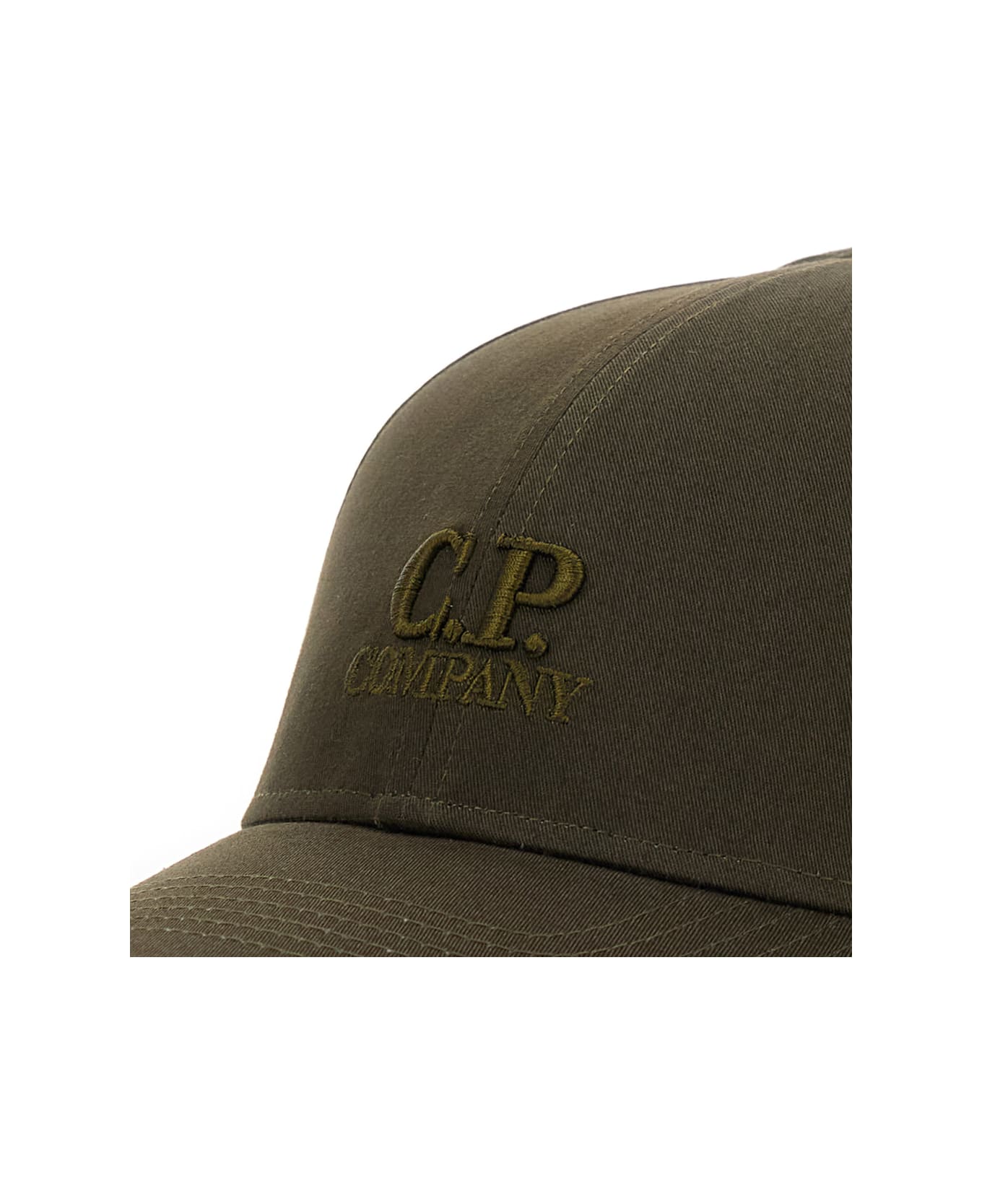C.P. Company Green Baseball Cap - Green