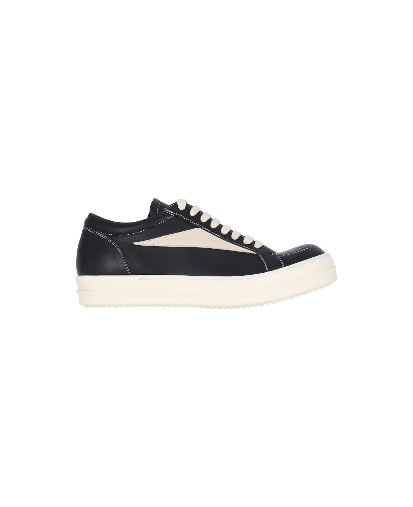 Rick Owens 'vintage' Low-top Sneakers - Black Milk