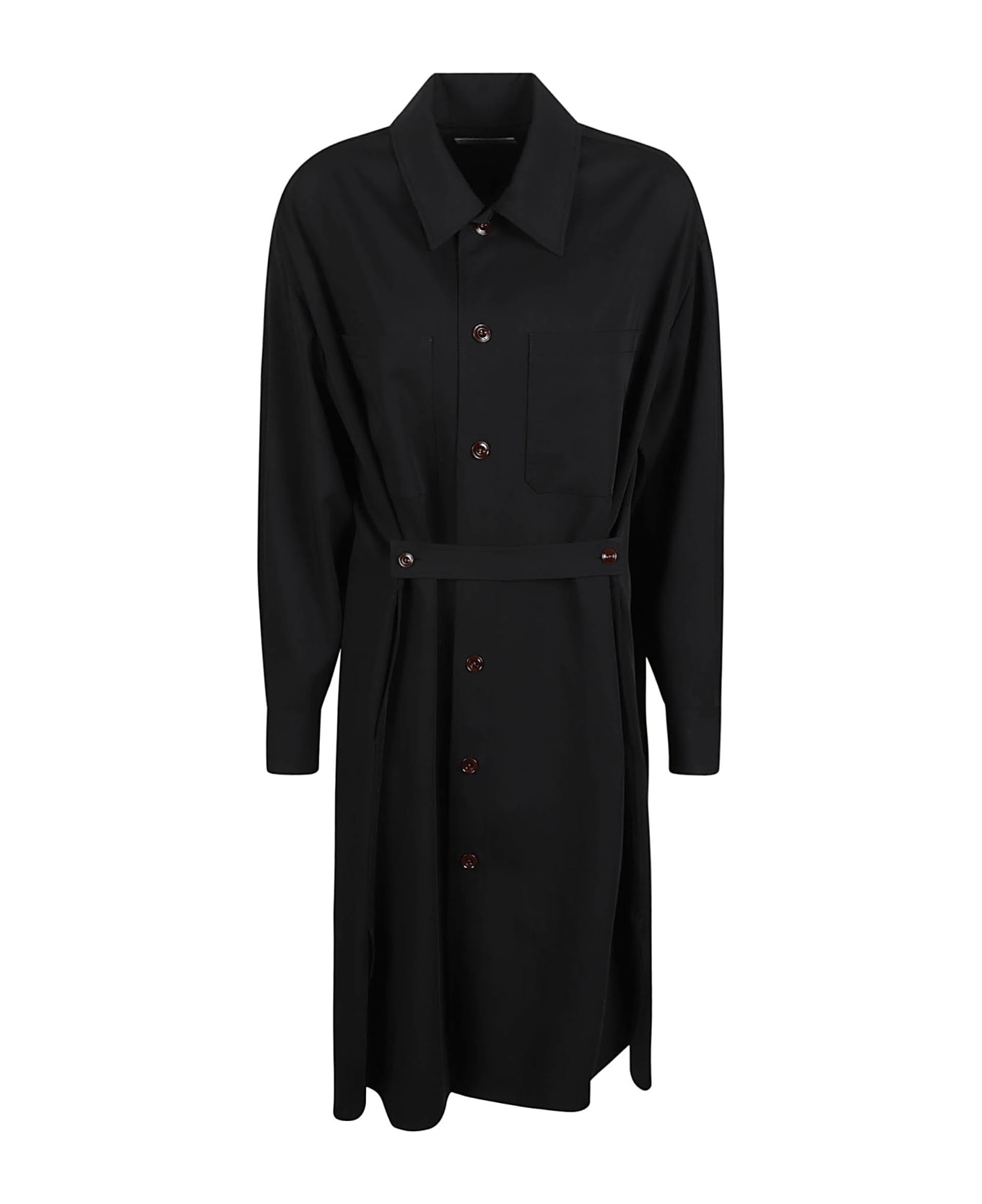 Lemaire Classic Long Shirt Dress - Antracite