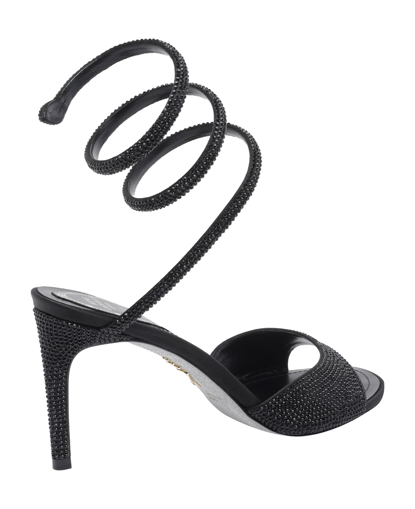 René Caovilla Heeled Sandals - Black