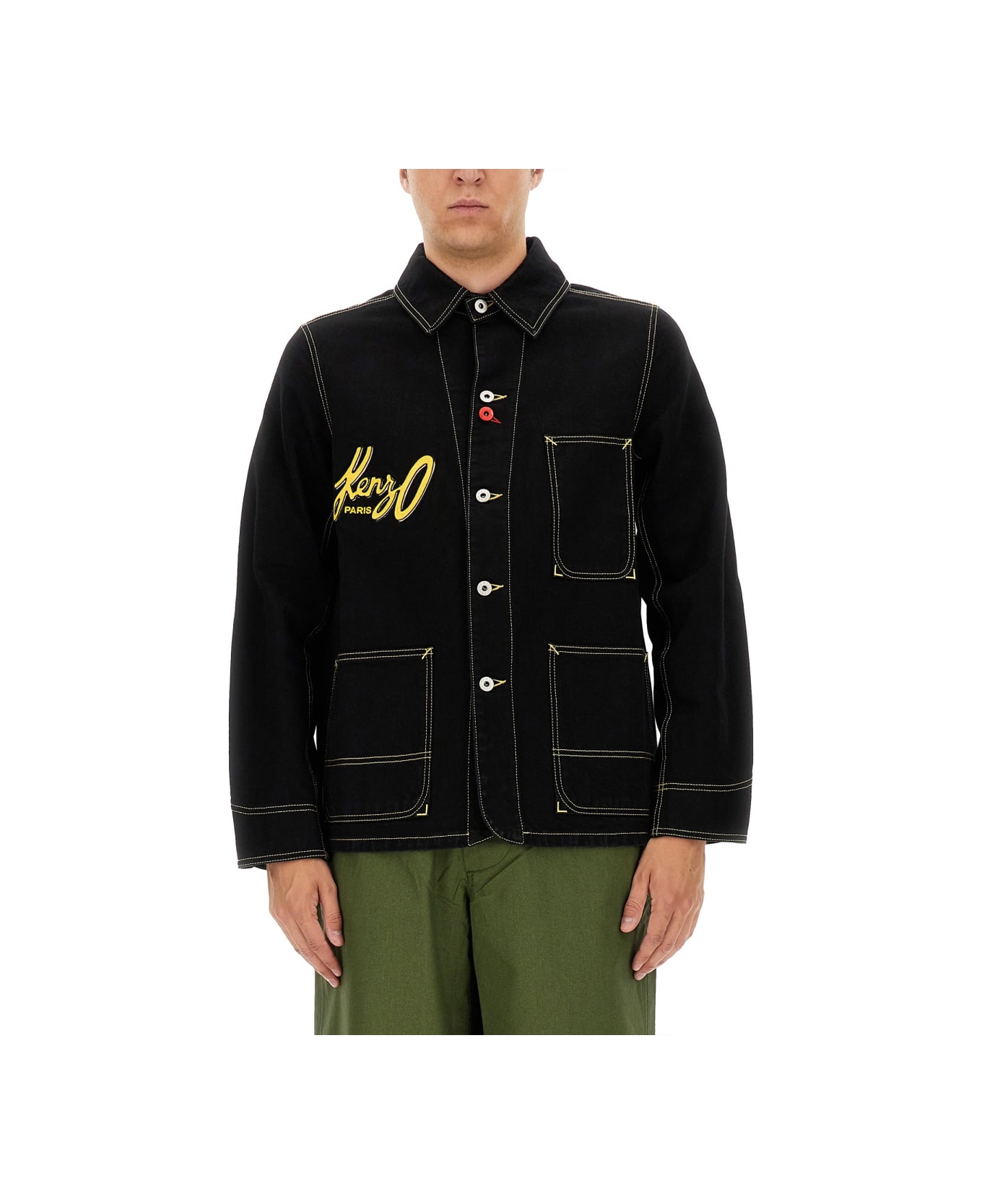 Kenzo Workwear Jacket - BLACK ジャケット
