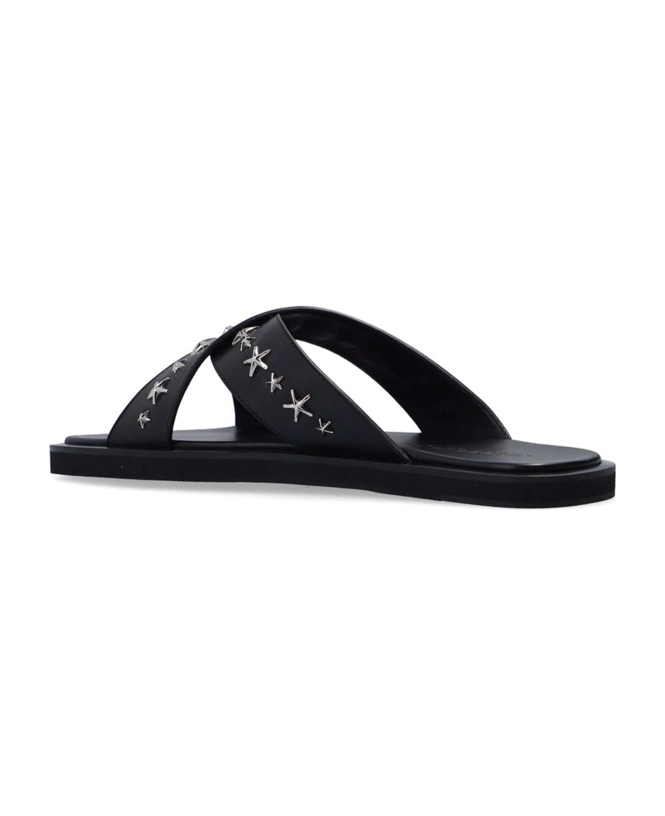 Jimmy Choo Palmo Leather Sandals - Black その他各種シューズ